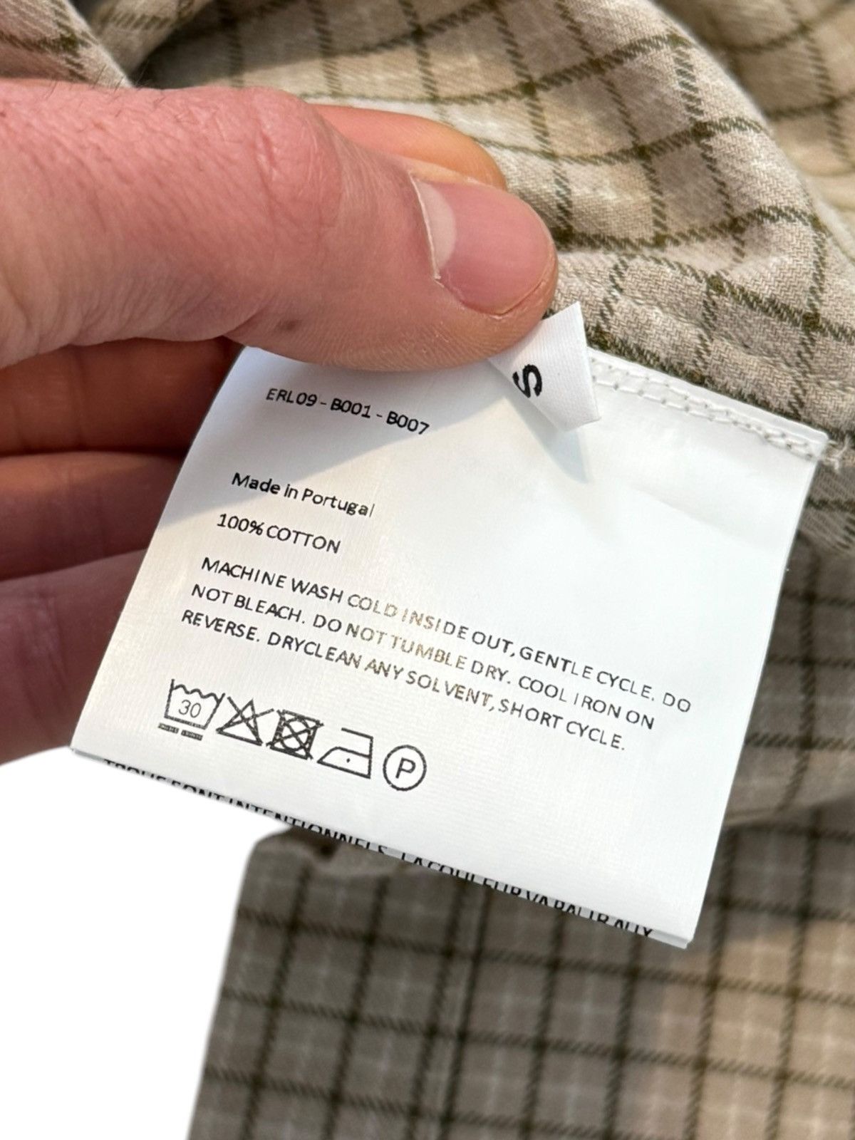 ERL Plaid Button Check Shirt Size US S / EU 44-46 / 1 - 8 Thumbnail
