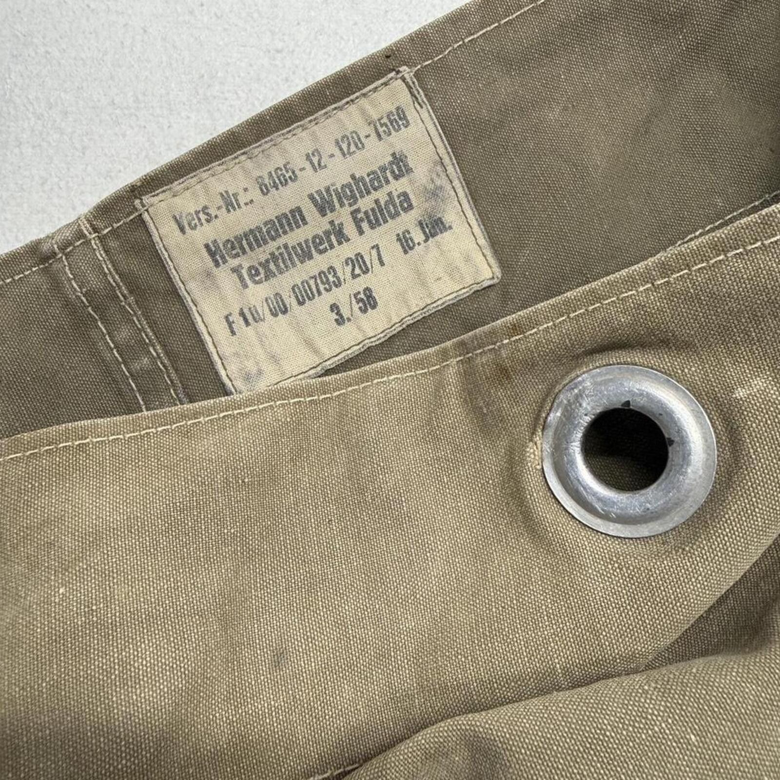 Other 1950s Cold War German army/military brown canvas duffle bag Size ONE SIZE - 3 Thumbnail