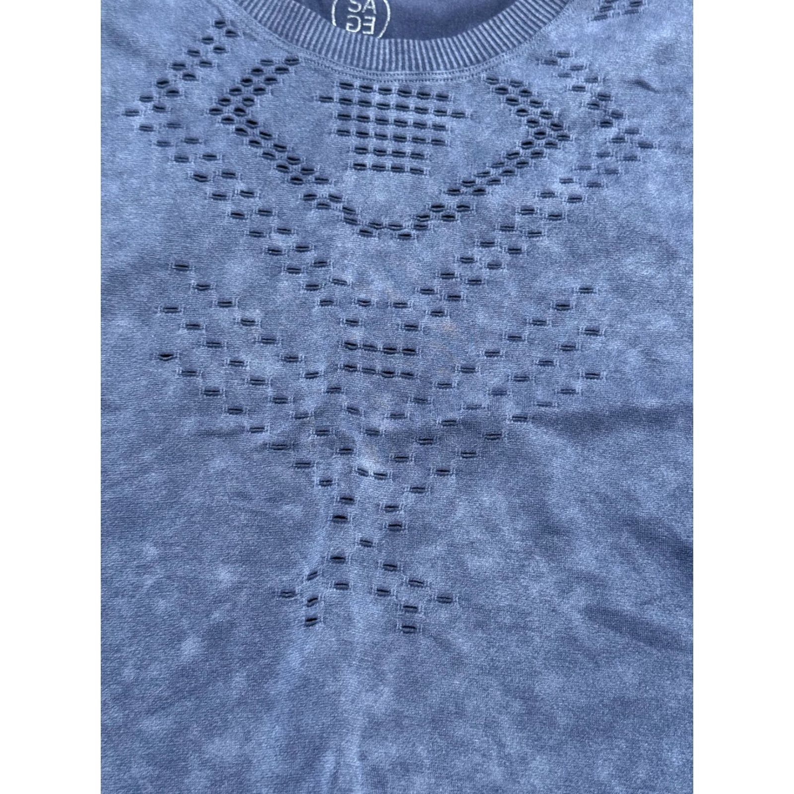 Vintage SAGE Tank Top Women's Small Blue Athletic Seamless Tank Top - Regular Fit, Casual Wear, Pullover, Machine Washable, Basic Style, - Womens Size S / US 4 / IT 40 - 5 Thumbnail