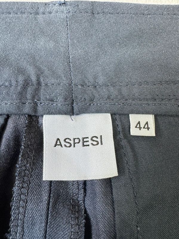 Aspesi Aspesi suit trousers pants 100% Linen navy size 44 Size 30" / US 8 / IT 44 - 10 Thumbnail