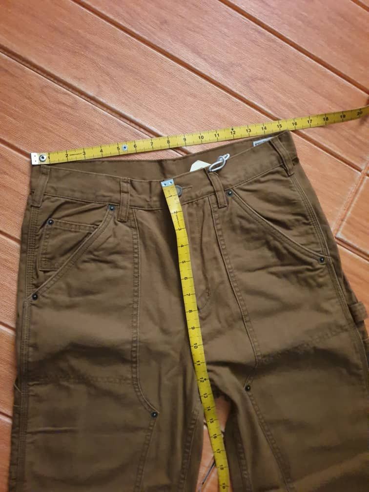 Japanese Brand Double knee brown colour carpenter pant Size US 31 - 11 Thumbnail