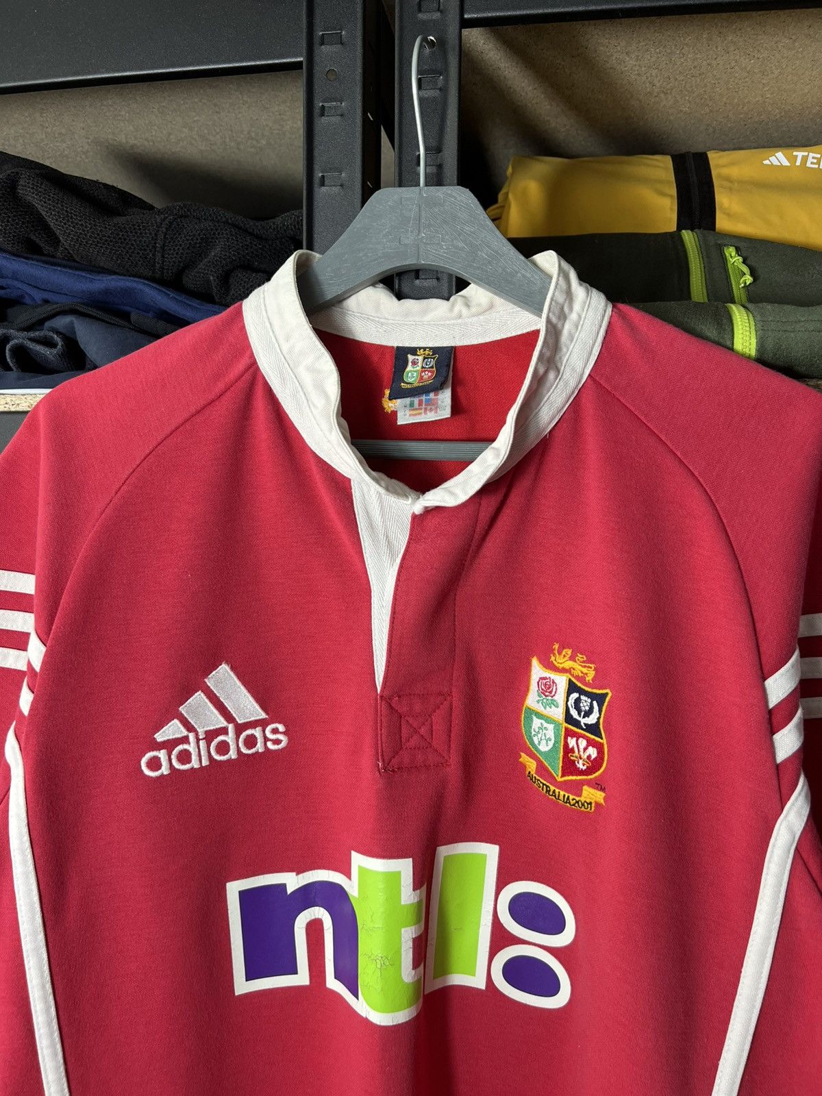 Adidas Vintage Adidas British & Irish Lions Rugby Jersey Australia Size US M / EU 48-50 / 2 - 3 Thumbnail