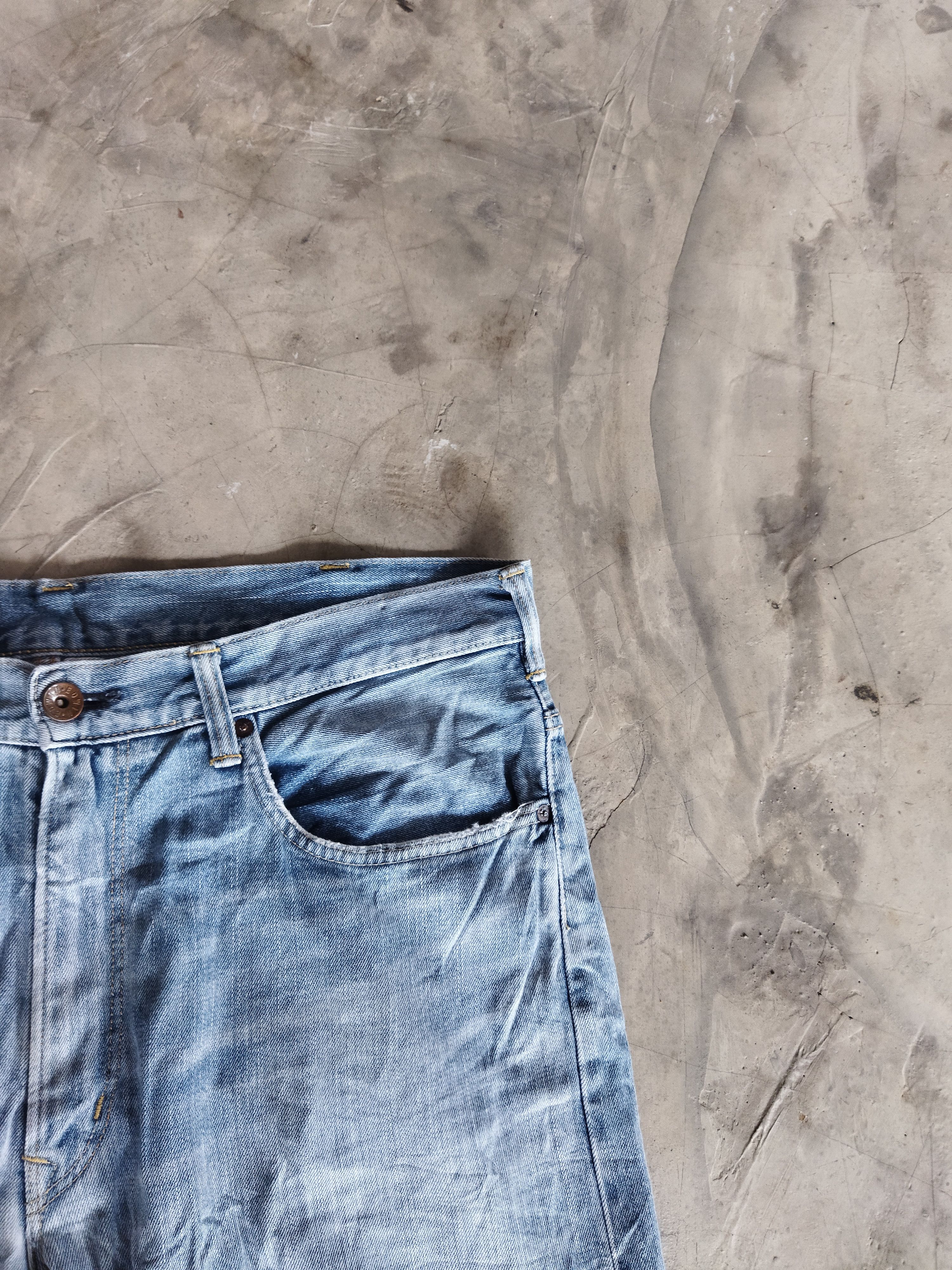 Edwin × Vintage VINTAGE EDWIN FADED BLUE JEANS PANTS Size US 40 / EU 56 - 5 Thumbnail