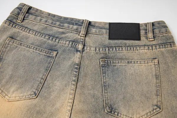 Japanese Brand VIBE Heavy distressed trendy loose men's flared jeans Size US 32 / EU 48 - 5 Thumbnail
