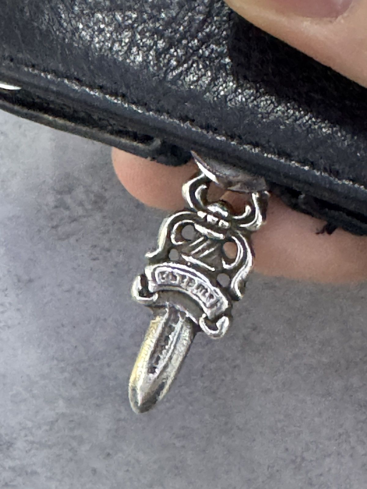 Chrome Hearts Chrome hearts leather bracelet Size ONE SIZE - 19 Thumbnail