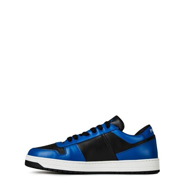 Prada Men'S Downtown Leather Low Top Trainers Size US 10 / EU 43 - 3 Thumbnail