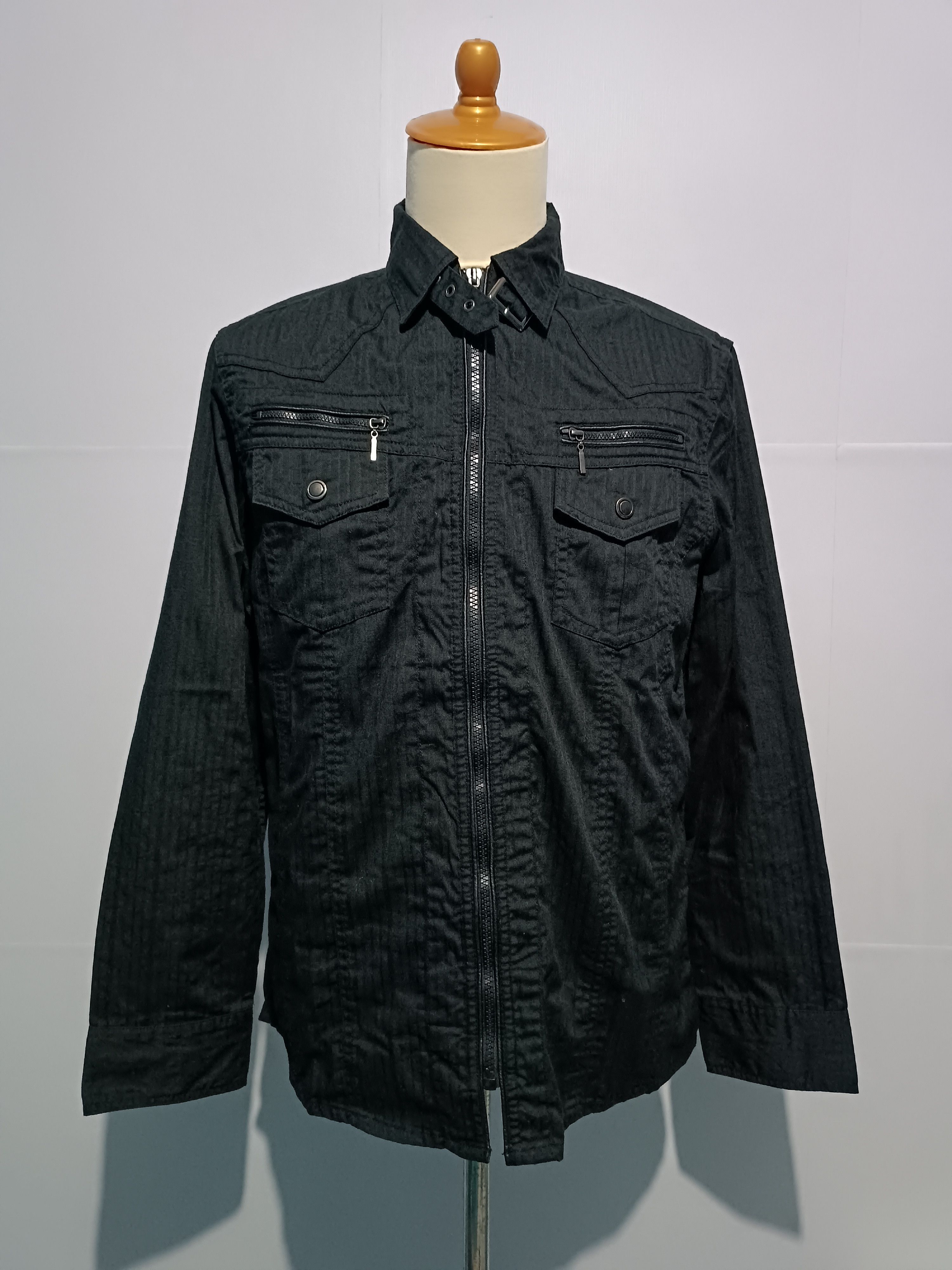 Japanese Brand Urban Collection Zip Up Shirt With Belt Layer Size US M / EU 48-50 / 2 - 1 Thumbnail