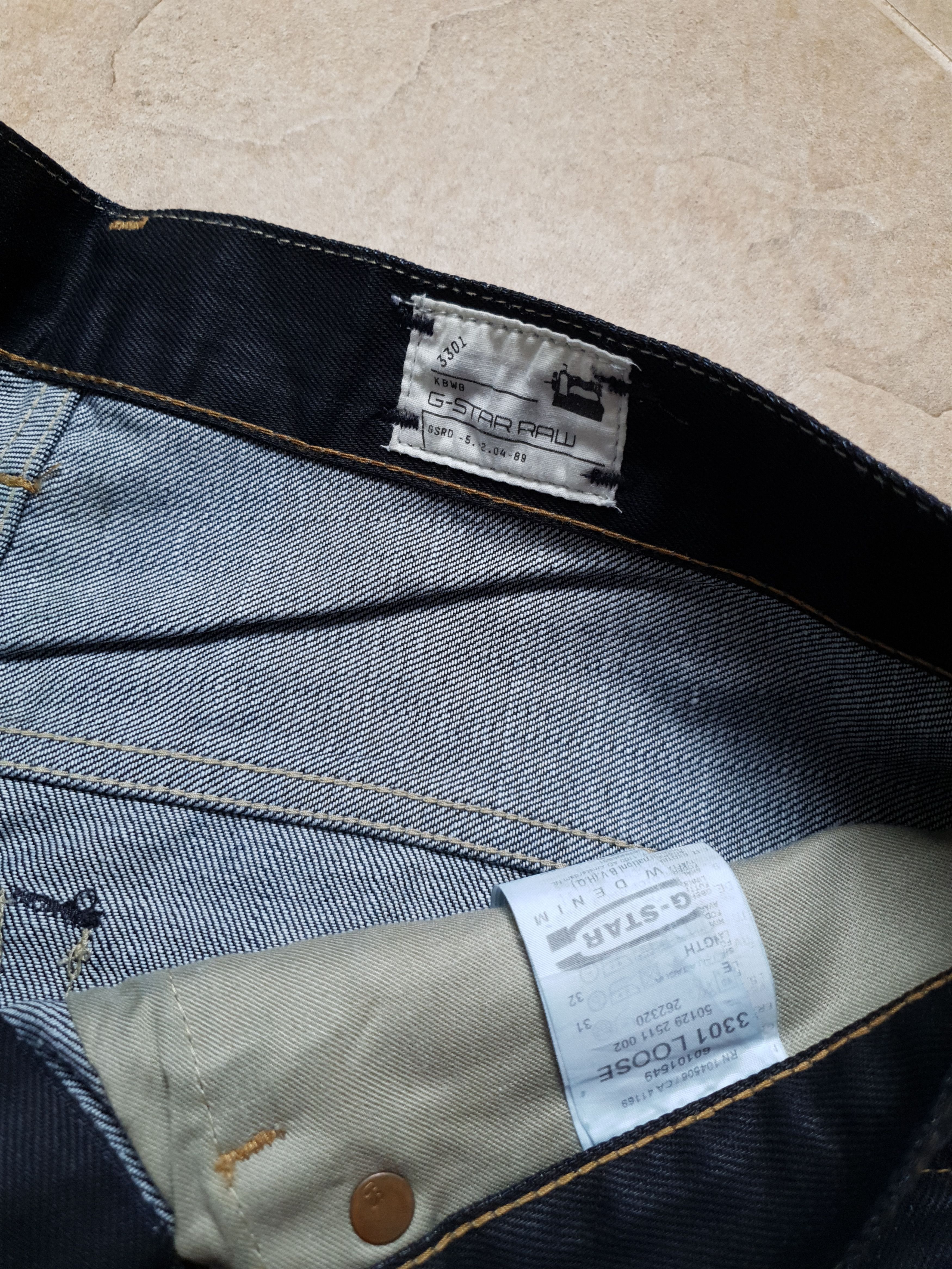 G-Star G-STAR RAW DENIM JEANS SIZE 31/32 Size US 31 - 7 Thumbnail