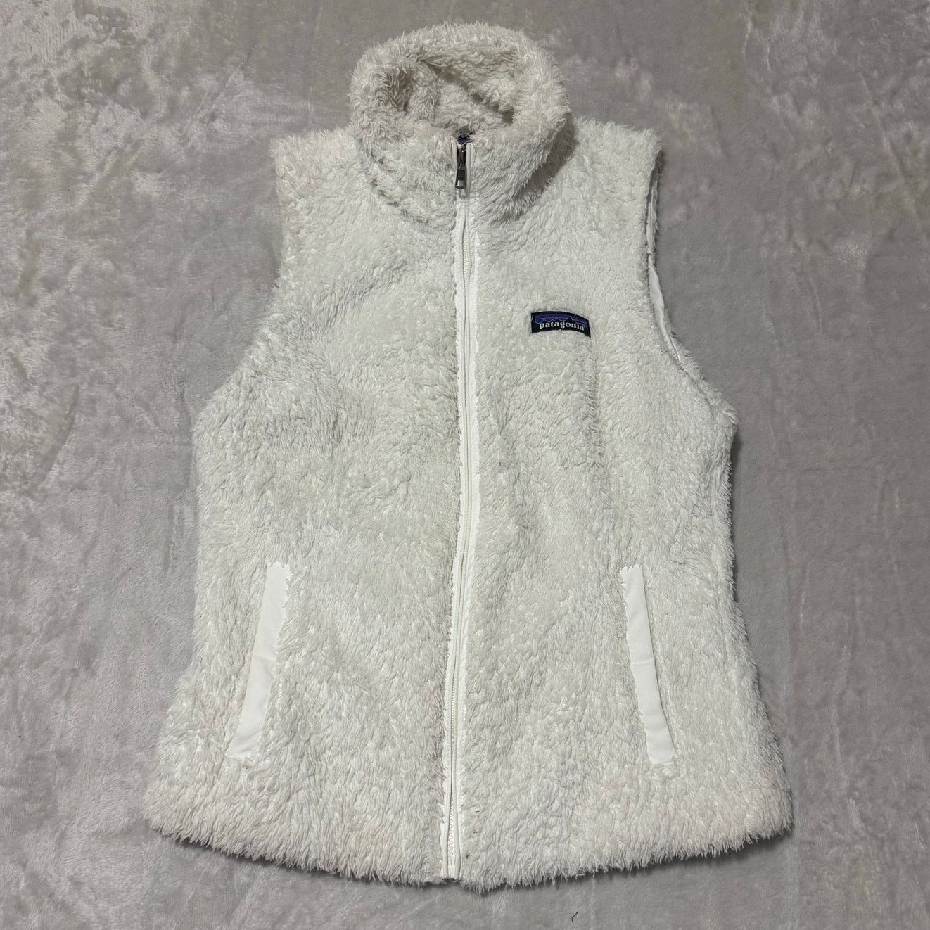 Patagonia Patagonia Women's Los Gatos Full Zip Fleece Vest S White Size S / US 4 / IT 40 - 1 Thumbnail