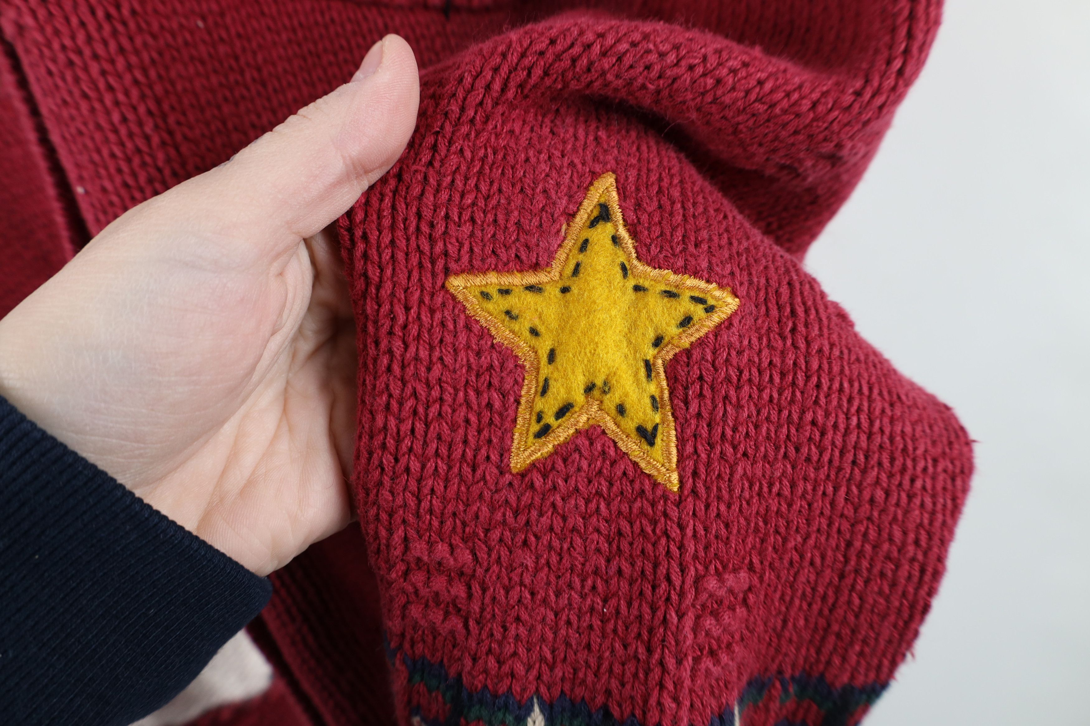 Vintage Vintage 90s Streetwear Christmas Snowman Cardigan Sweater Size L / US 10 / IT 46 - 5 Thumbnail