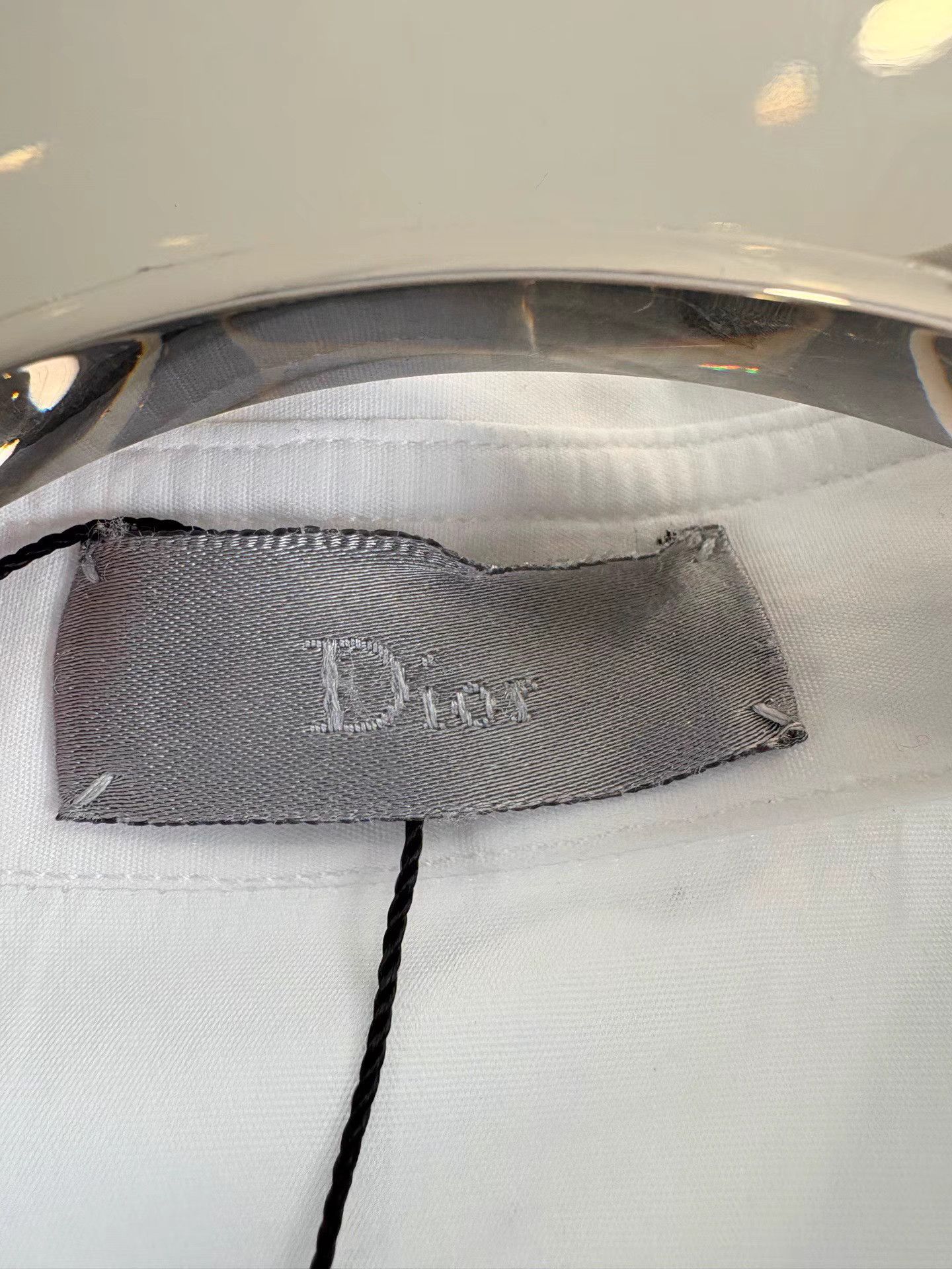 Dior DIOR White Long-Sleeve Shirt Size XS / US 0-2 / IT 36-38 - 3 Thumbnail