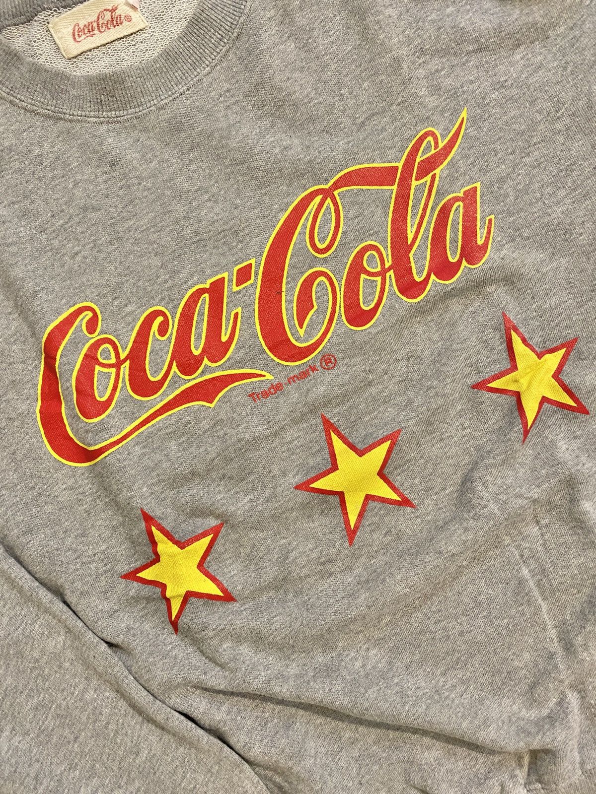 Coca Cola Coca Cola Grey Print Logo Sweatshirt Size US L / EU 52-54 / 3 - 4 Thumbnail