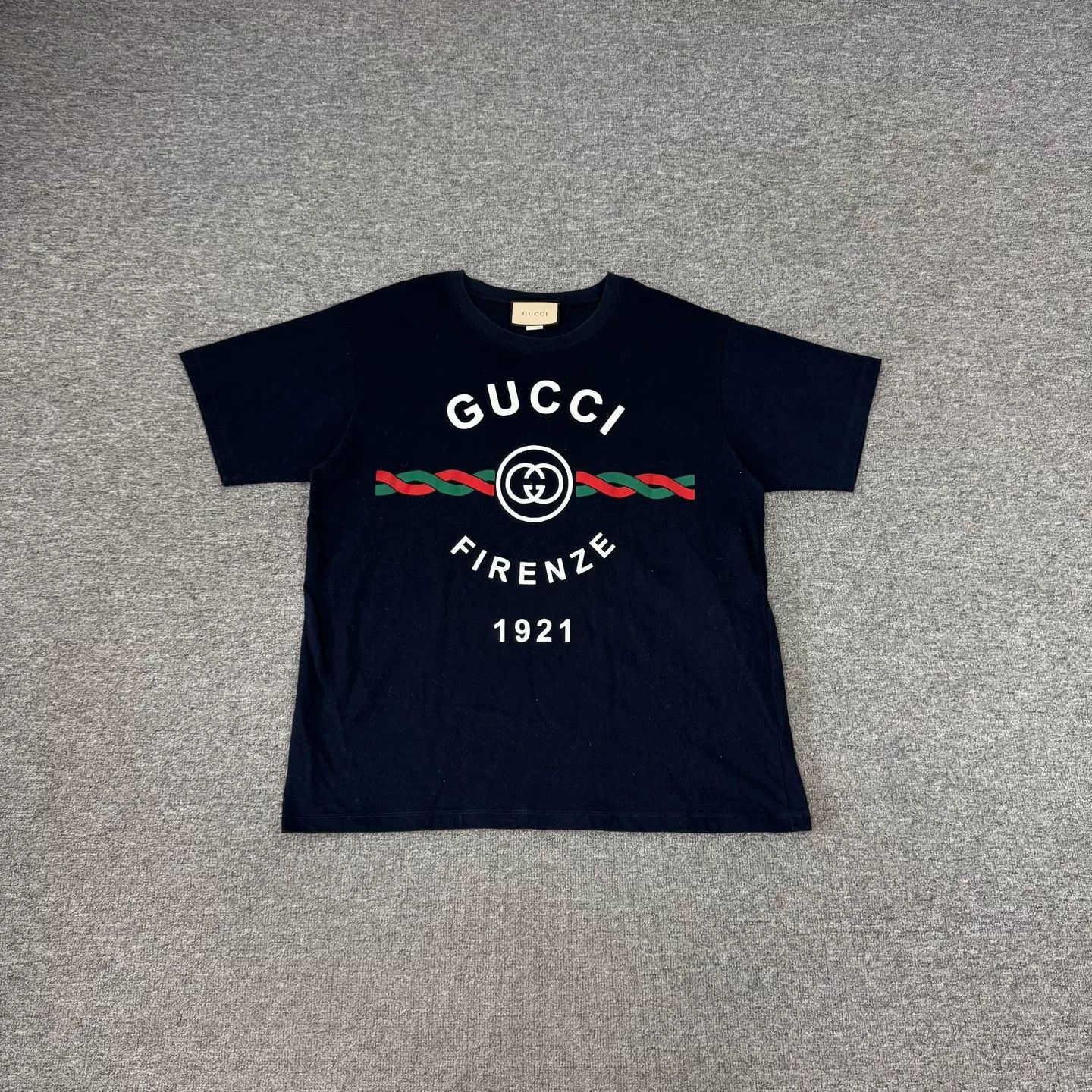 Gucci Gucci Double G Print Short-Sleeve T-Shirt Size US M / EU 48-50 / 2 - 1 Thumbnail