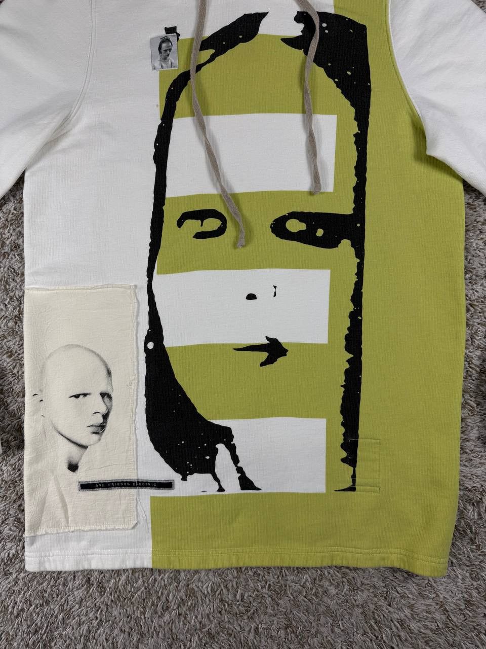 Rick Owens Drkshdw Rick Owens Drkshdw Felpa Patch Detail Hoodie Size US XS / EU 42 / 0 - 3 Thumbnail