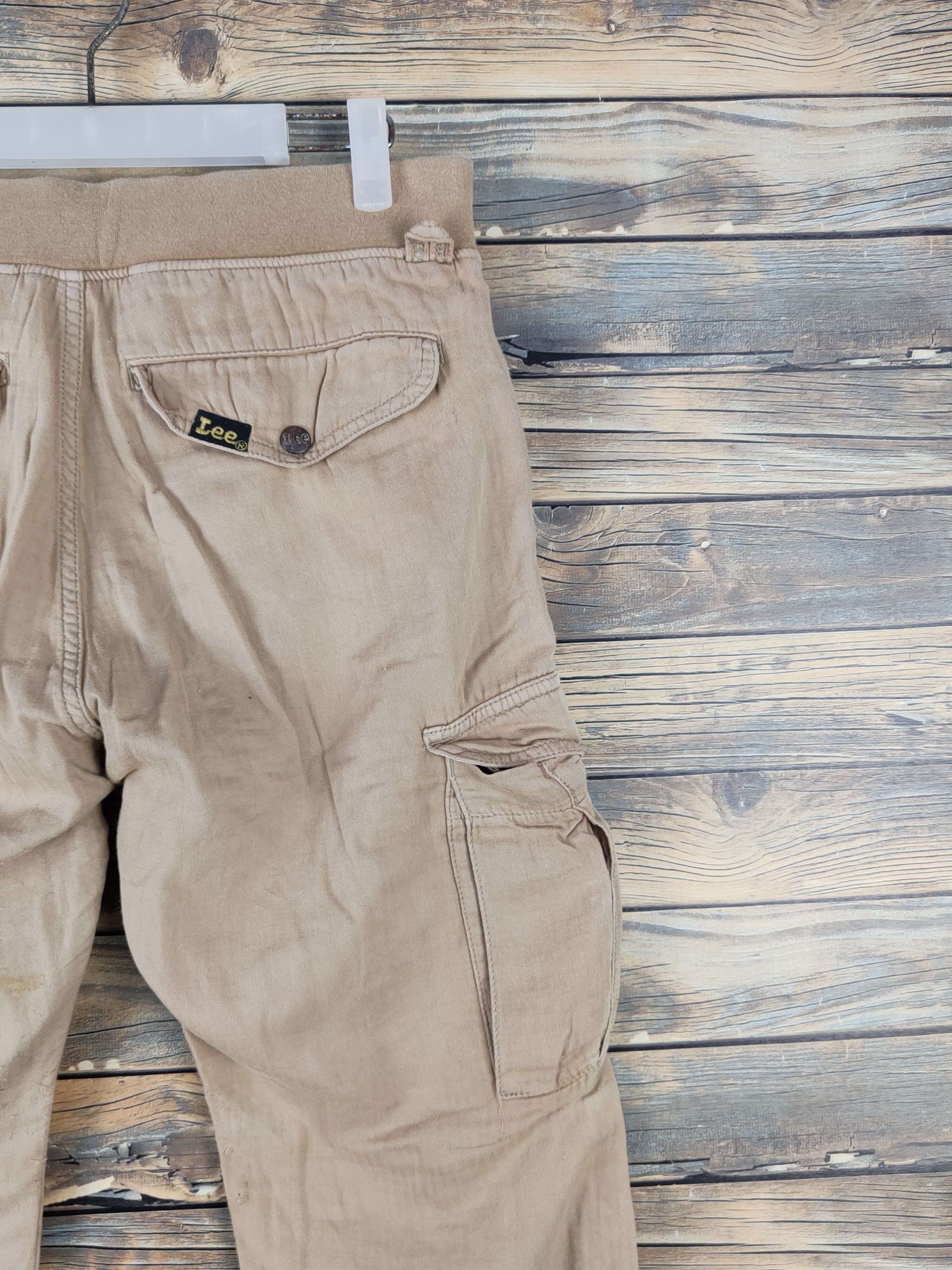 Japanese Brand Lee Brown Multipocket Tactical Cargo Pants #W1423 Size US 29 - 11 Thumbnail