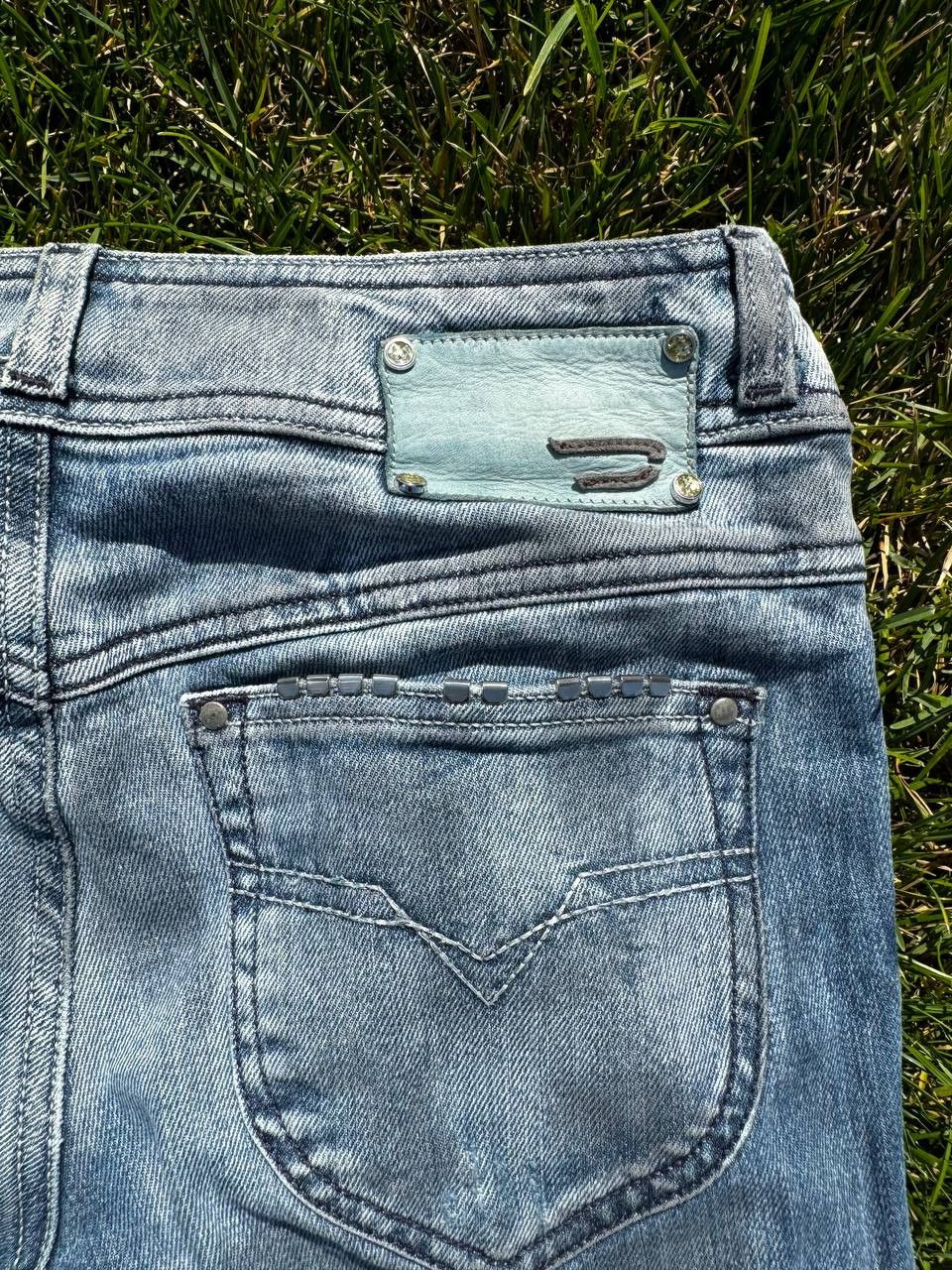 Diesel × Vintage Vintage Y2K Archive Diesel Blue Faded Distressed Jeans Size 25" / US 0 / IT 36 - 6 Thumbnail