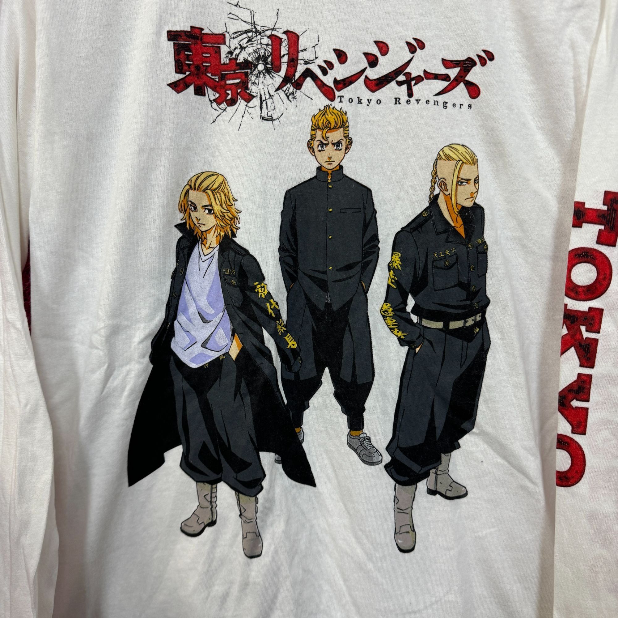 Anime Tokyo Revengers Takemichi Manjiro Draken Anime Long Sleeve M Size US M / EU 48-50 / 2 - 2 Thumbnail