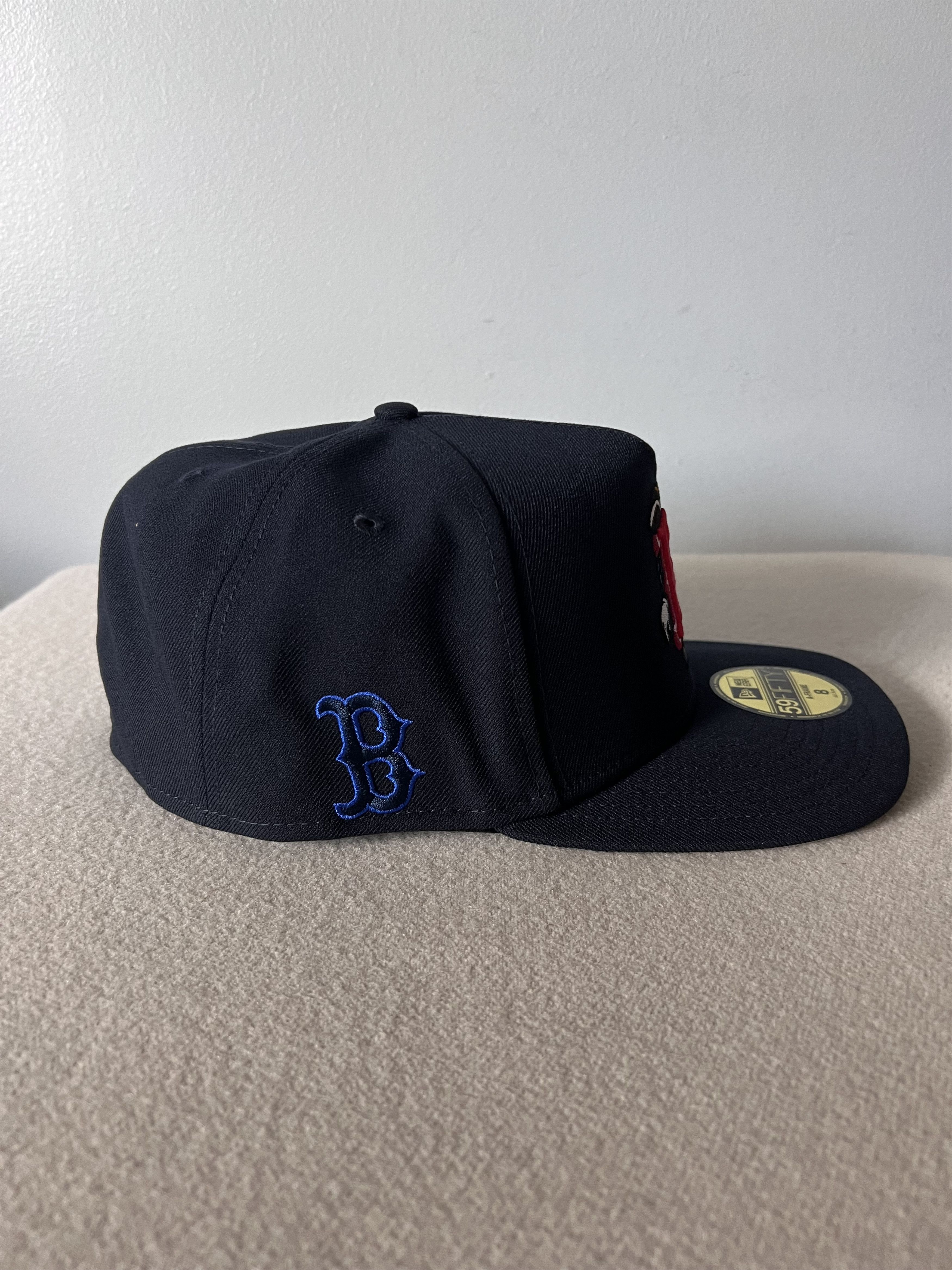 New Era Sz 8 New Era 59FIFTY Boston Red Sox Cartoon Pack Fitted Hat Size ONE SIZE - 3 Thumbnail