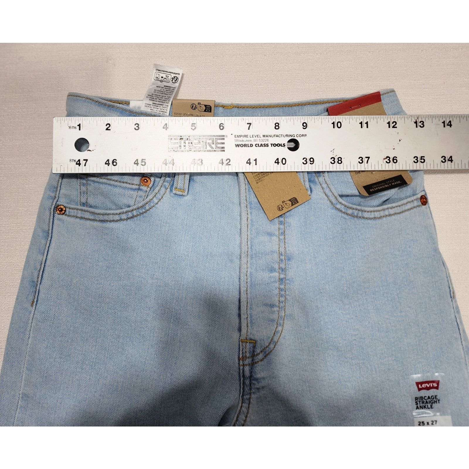 Levi's Levi's ribcage straight ankle women W25''x L27''-button fly Size 25" / US 0 / IT 36 - 4 Thumbnail