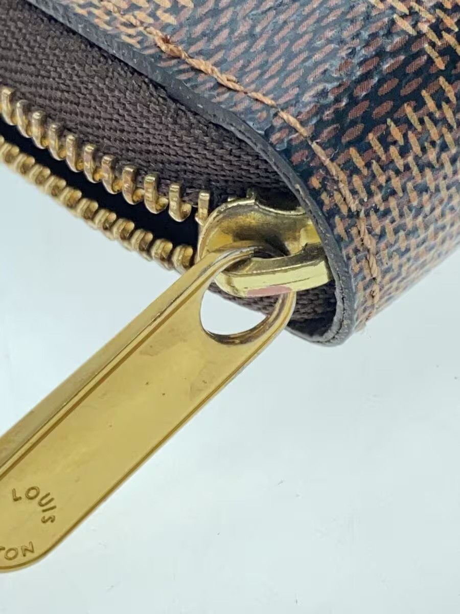Louis Vuitton Louis Vuitton Damier Ebene Zippy Coin Purse Check Brown Size ONE SIZE - 5 Thumbnail