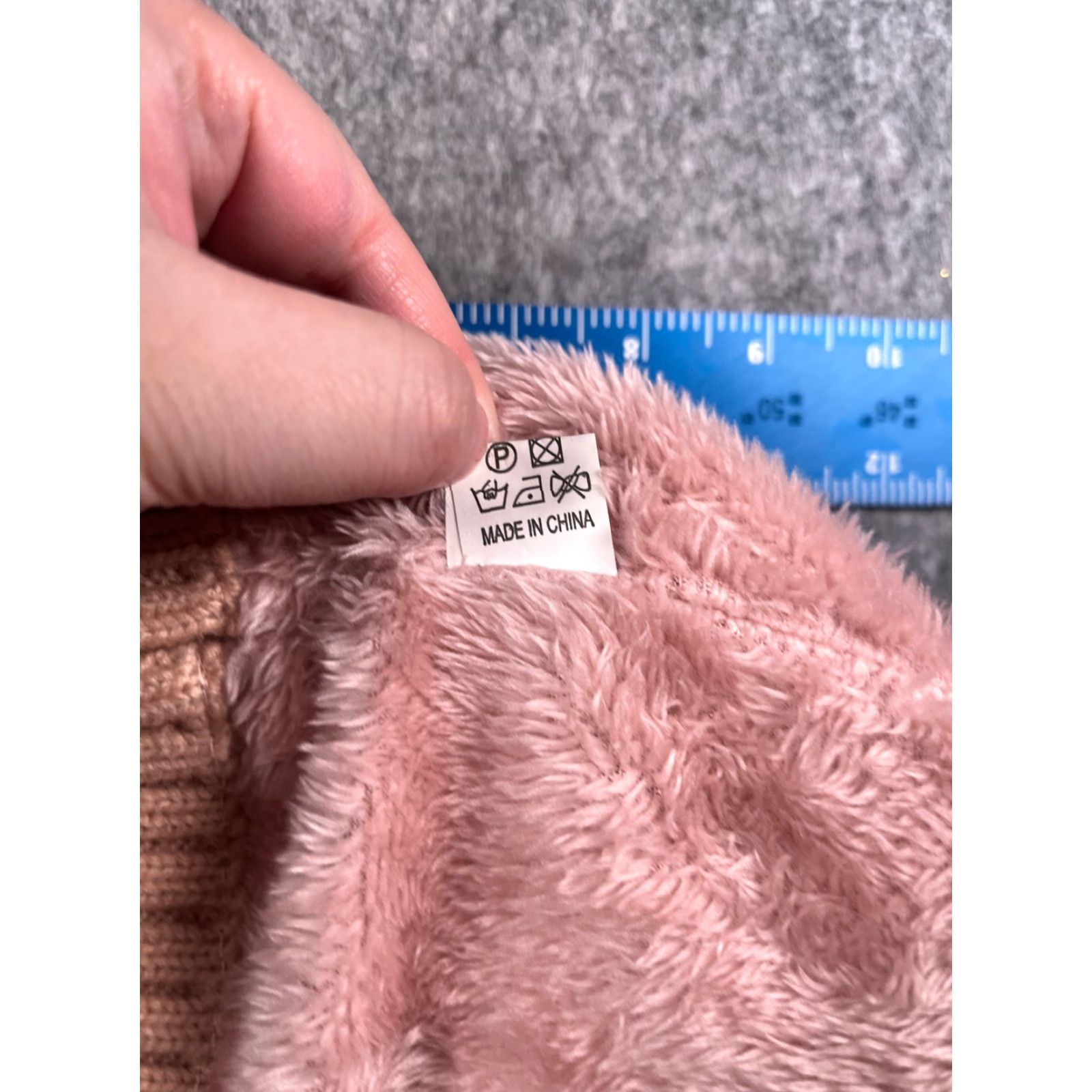 Pinko VINTAGE Floral Beanie Womens One Size Pink Acrylic Knit Outdoor Ski Casual Winter Size ONE SIZE - 8 Thumbnail