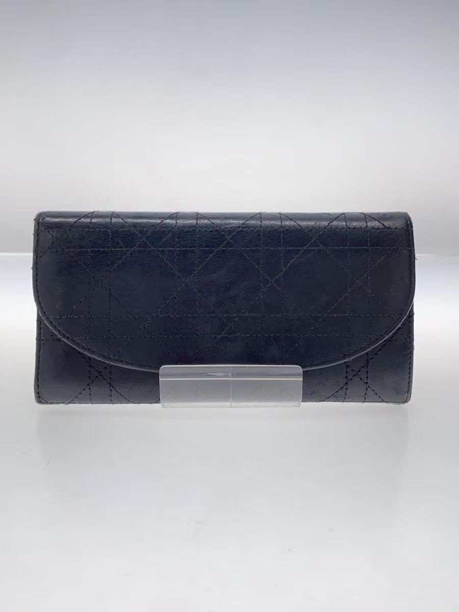 Dior Dior Leather Long Wallet Black Size ONE SIZE - 1 Thumbnail