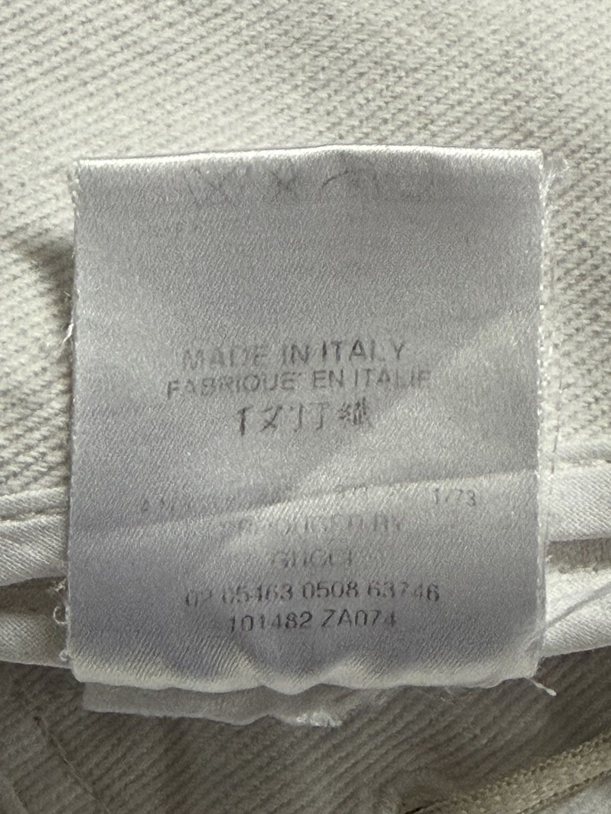 Gucci Rare 00s Gucci by Tom Ford White Denim Jacket Size S / US 4 / IT 40 - 8 Thumbnail
