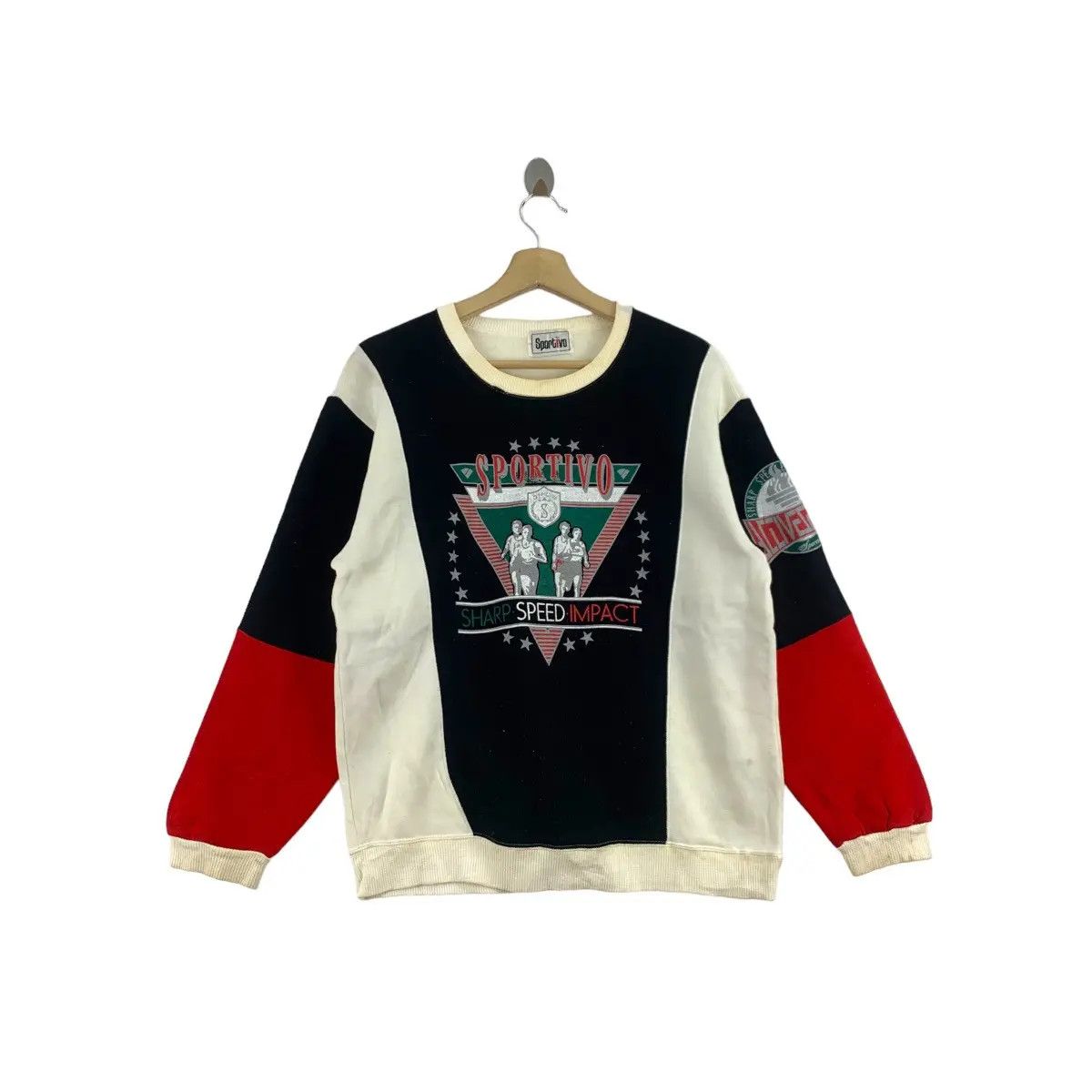 Vintage SPORTIVO Sharp Speed Impact Marathon Runner Print Size US M / EU 48-50 / 2 - 1 Thumbnail
