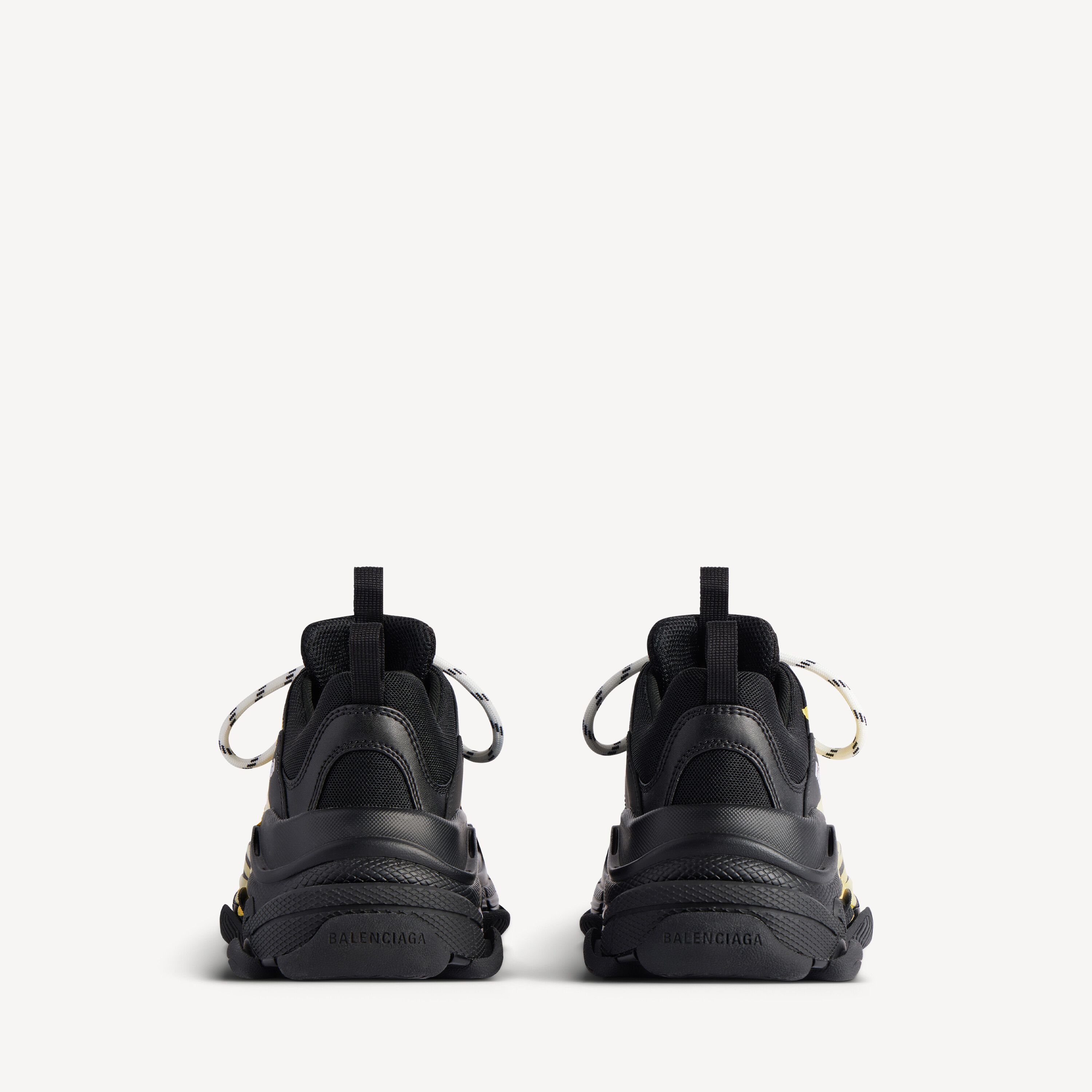 Balenciaga os11x0126 Triple S Tape Type Sneakers in Black Size US 10 / EU 43 - 4 Thumbnail