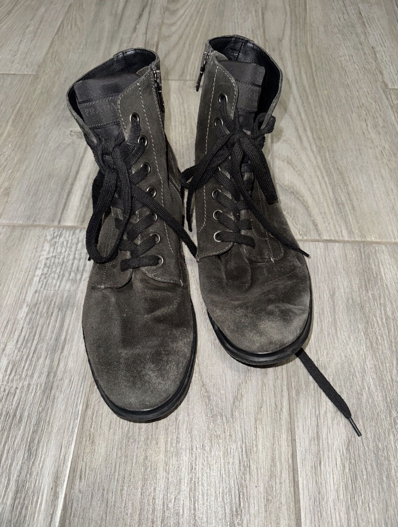 Prada Prada Suede Boots Size US 10 / EU 43 - 2 Thumbnail