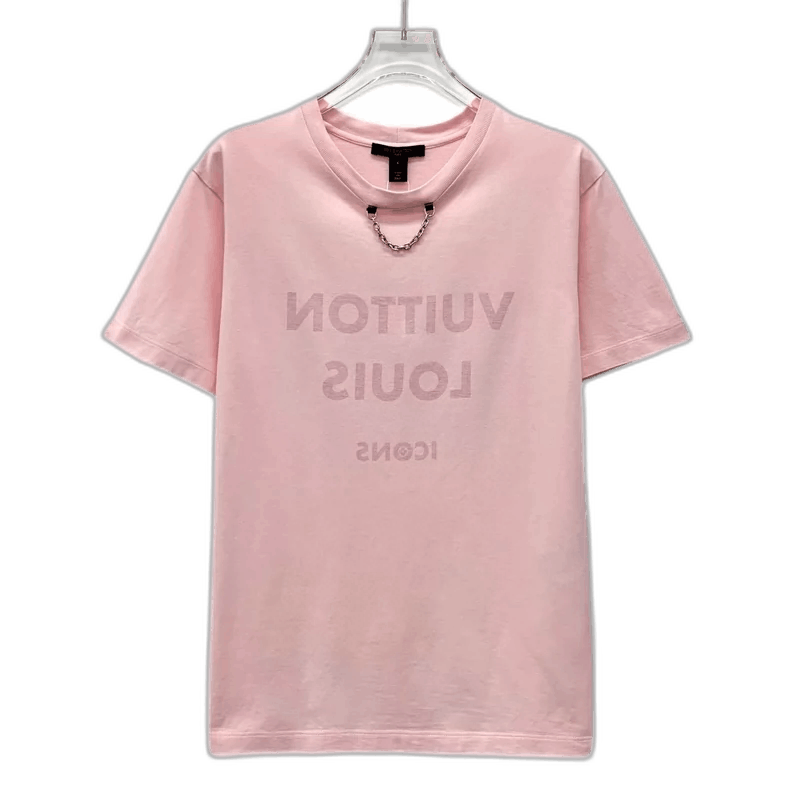 Louis Vuitton Louis Vuitton Pink Logo Cotton T-Shirt Large-yf Size US L / EU 52-54 / 3 - 1 Thumbnail