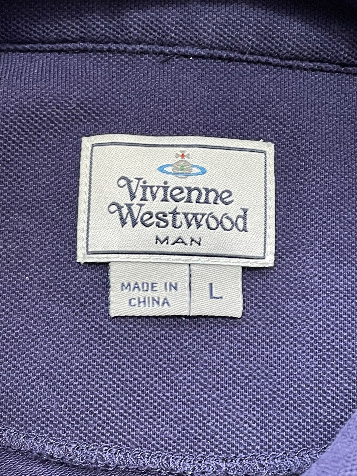 Vivienne Westwood Vivienne Westwood Polo Shirt Big Logo Orb Size US L / EU 52-54 / 3 - 6 Thumbnail