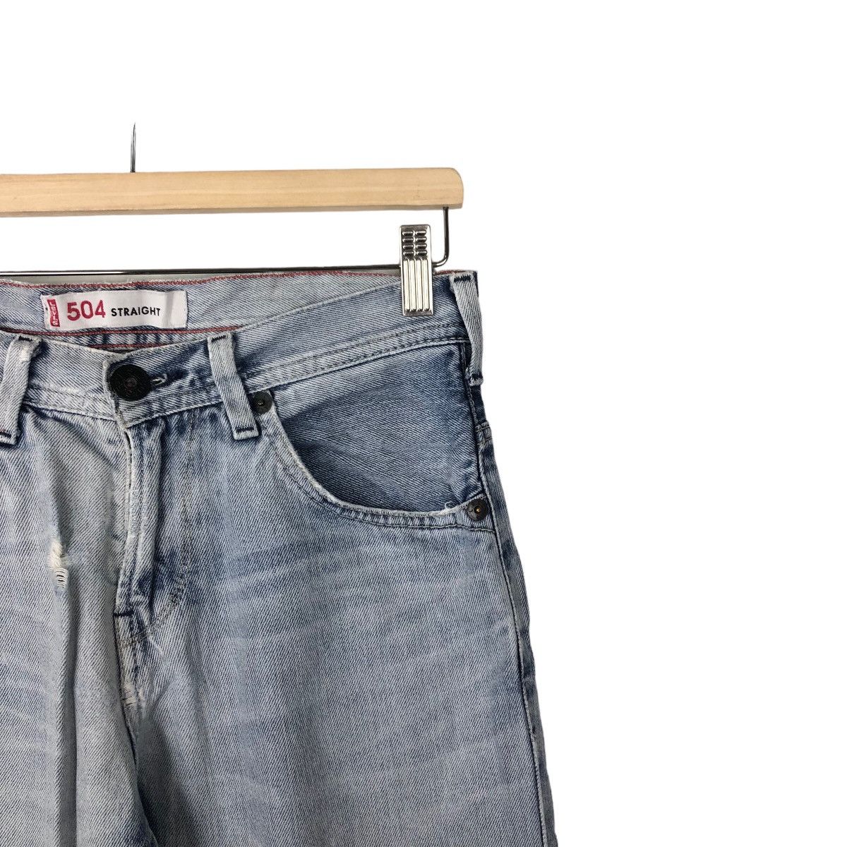 Levi's 🔥VINTAGE LEVI’S LOT 504 STRAIGHT DISTRESSED DENIM JEANS Size US 30 / EU 46 - 4 Thumbnail