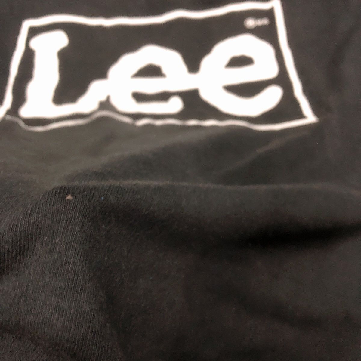 Lee × Vintage Vtg 90s Lee Big Box Logo Tshirt Size US M / EU 48-50 / 2 - 5 Thumbnail