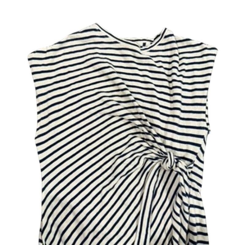 Apiece Apart Apiece Apart Vanina Dress in Cream/Blue, Size L Size L / US 10 / IT 46 - 6 Thumbnail