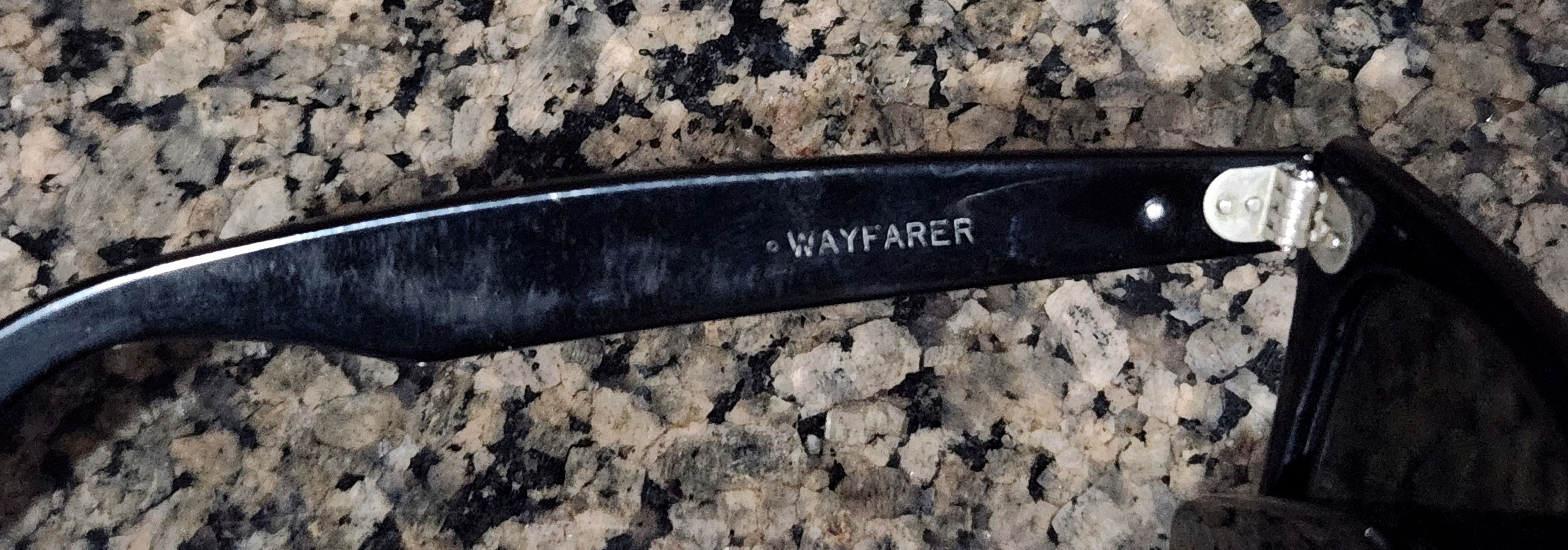 RayBan RAY-BAN L2009 PTAS SHINY BLACK SUNGLASSES WAYFARER USA B&L Size ONE SIZE - 10 Thumbnail