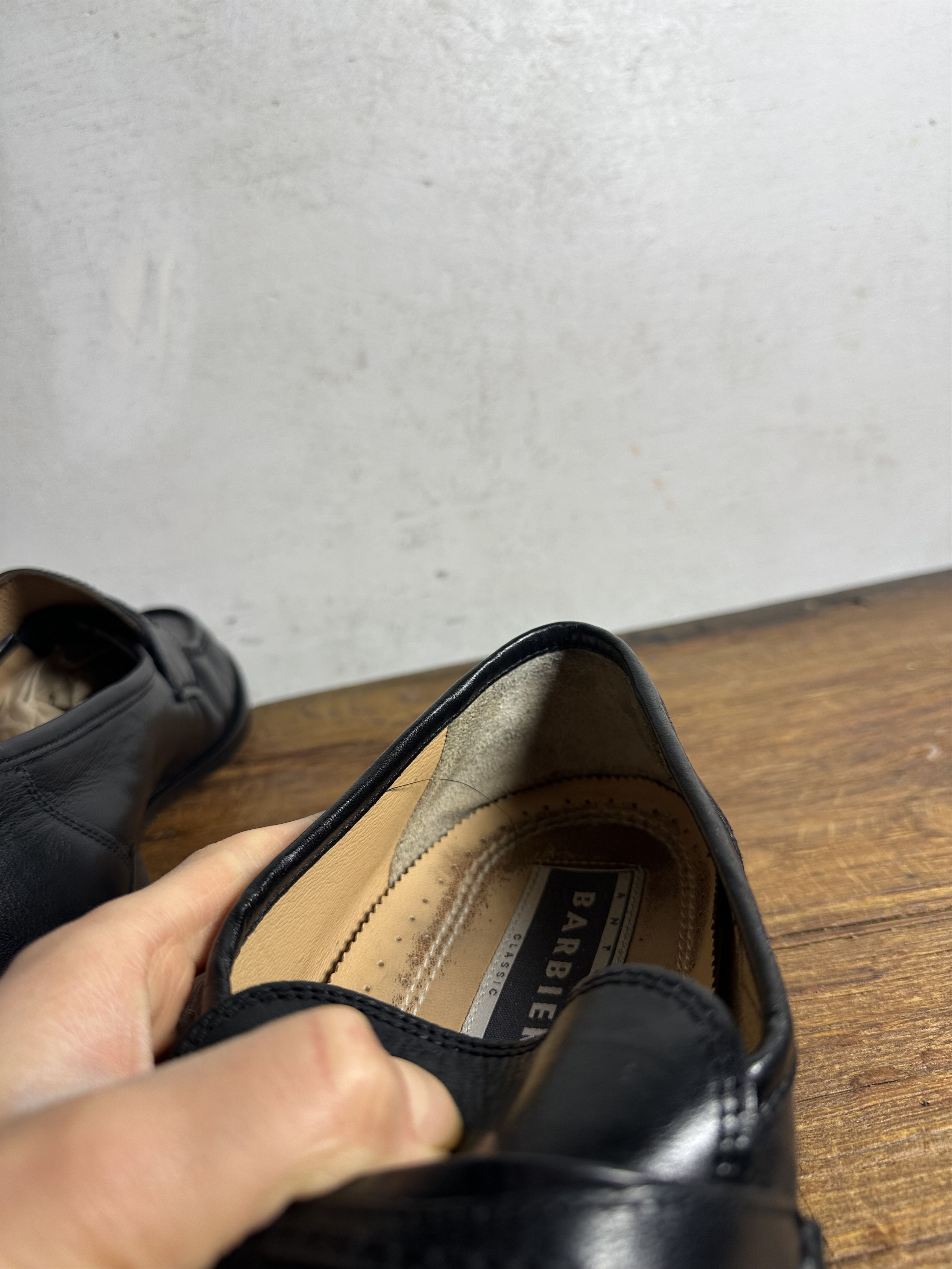 Handmade Custom Ordered Leather Loafers from Antonio Barnieri Size US 11 / EU 44 - 16 Thumbnail