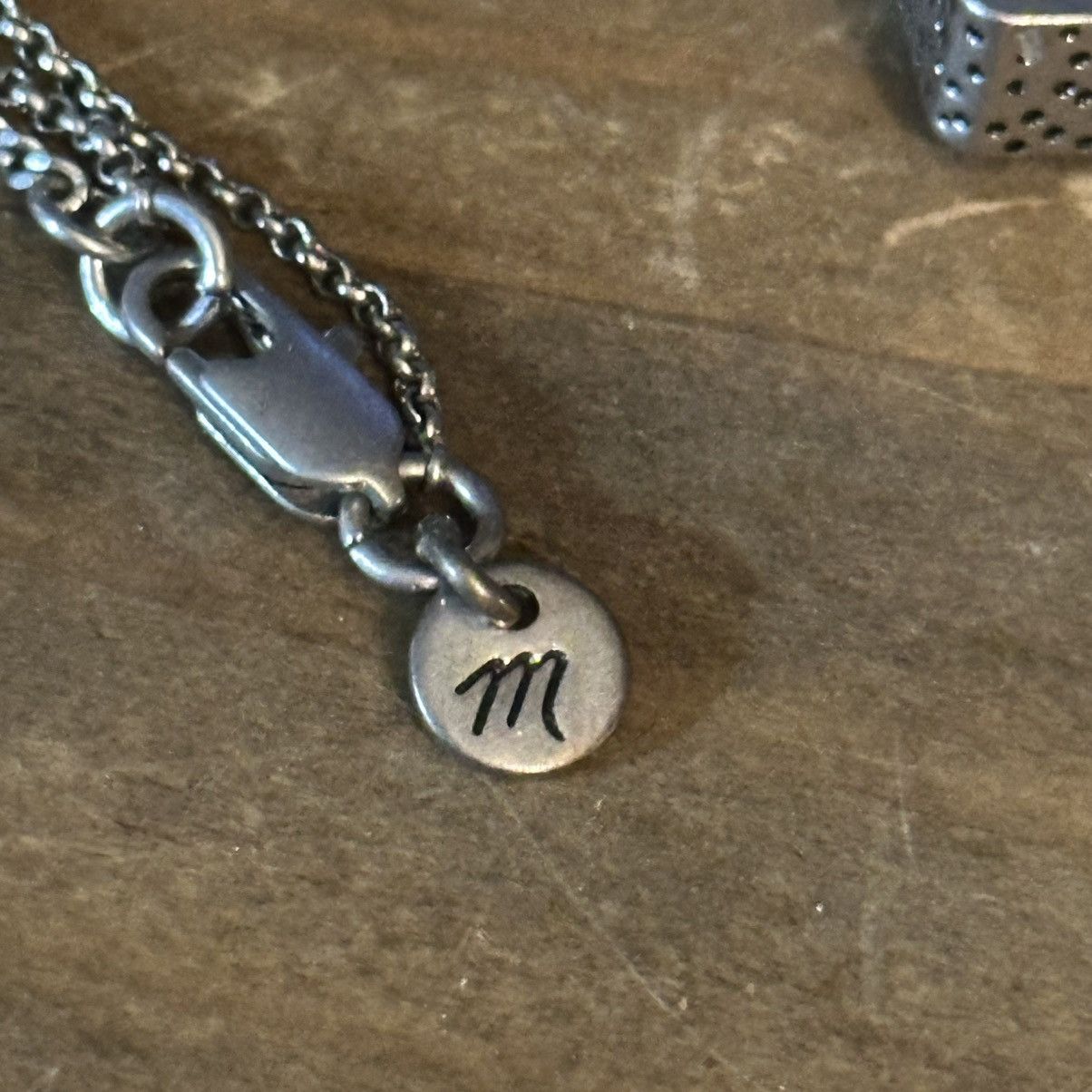 Madewell Madewell box pendant necklace Size ONE SIZE - 4 Thumbnail