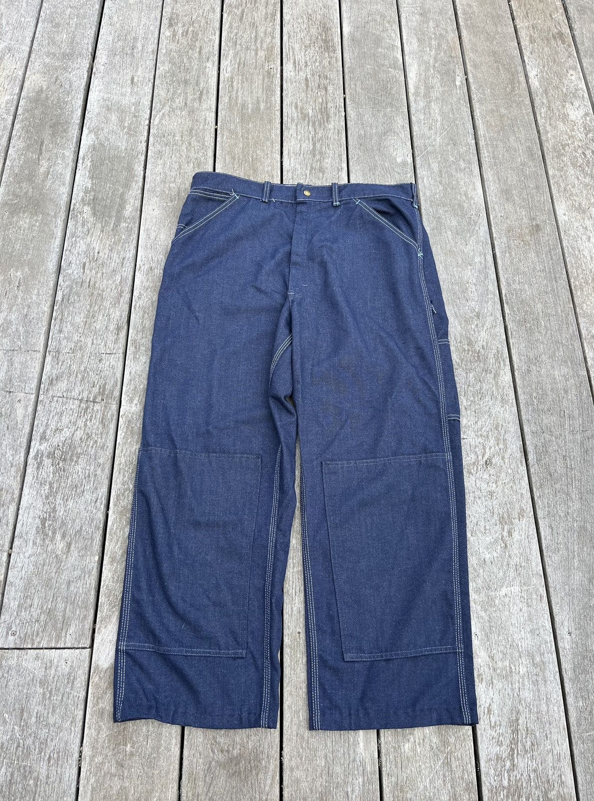 Vintage Vintage 1970s Sears Perma Press Carpenter pants | Grailed