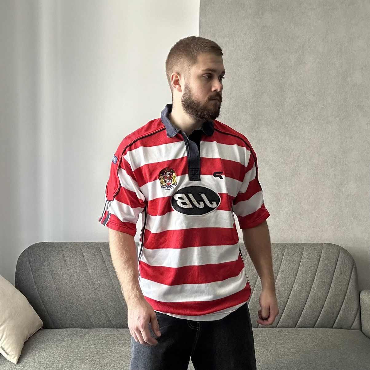Hypebeast Vintage Patrick Polo JJBAncient and Loyal Wigan R.I T-shirts Size US L / EU 52-54 / 3 - 1 Thumbnail