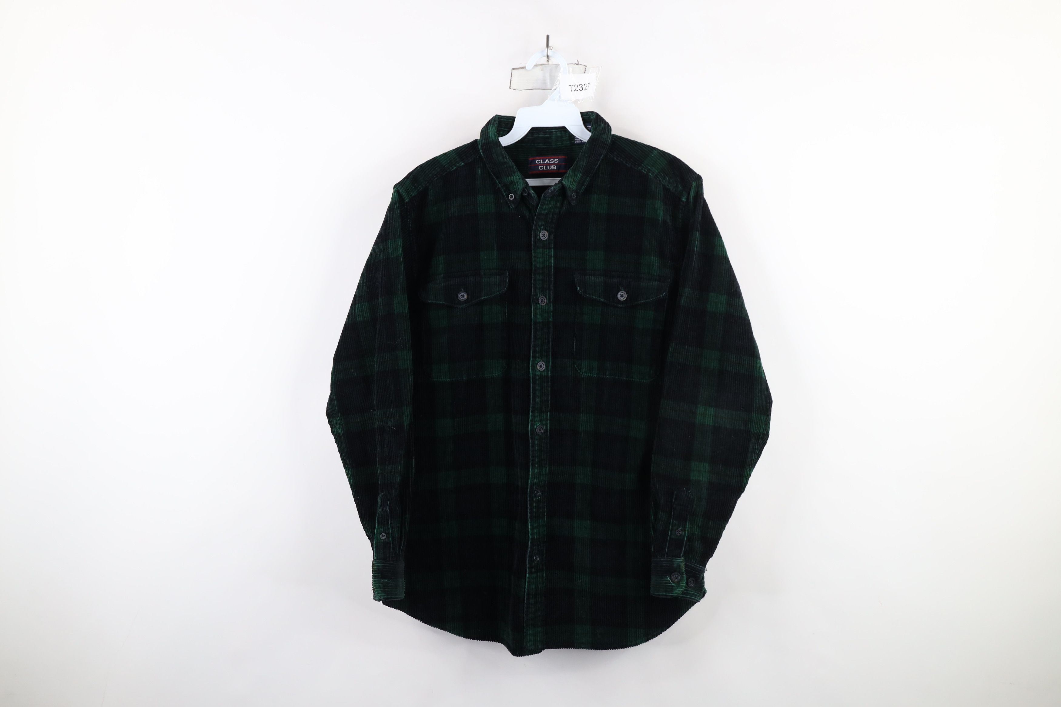 Vintage Vintage 90s Streetwear Heavyweight Button Shirt Plaid Size US L / EU 52-54 / 3 - 1 Thumbnail