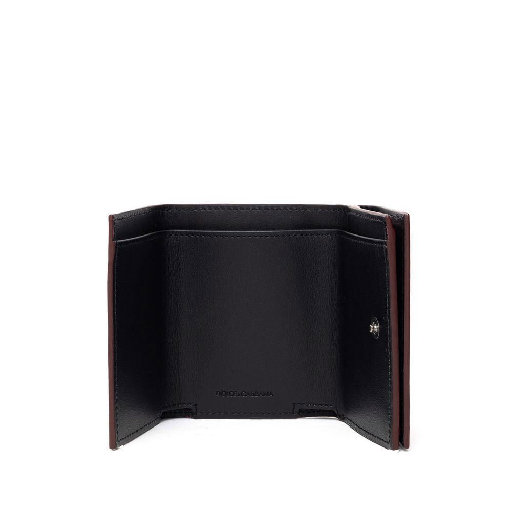 Dolce & Gabbana Dolce & Gabbana Red Calfskin Wallet Mens Wallet Size ONE SIZE - 5 Thumbnail