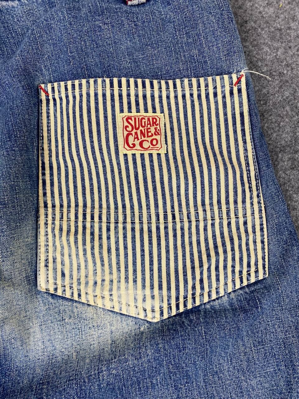 Sugar Cane sugarcane & co carpenter denim nice hickory stripe design Size US 34 / EU 50 - 3 Thumbnail