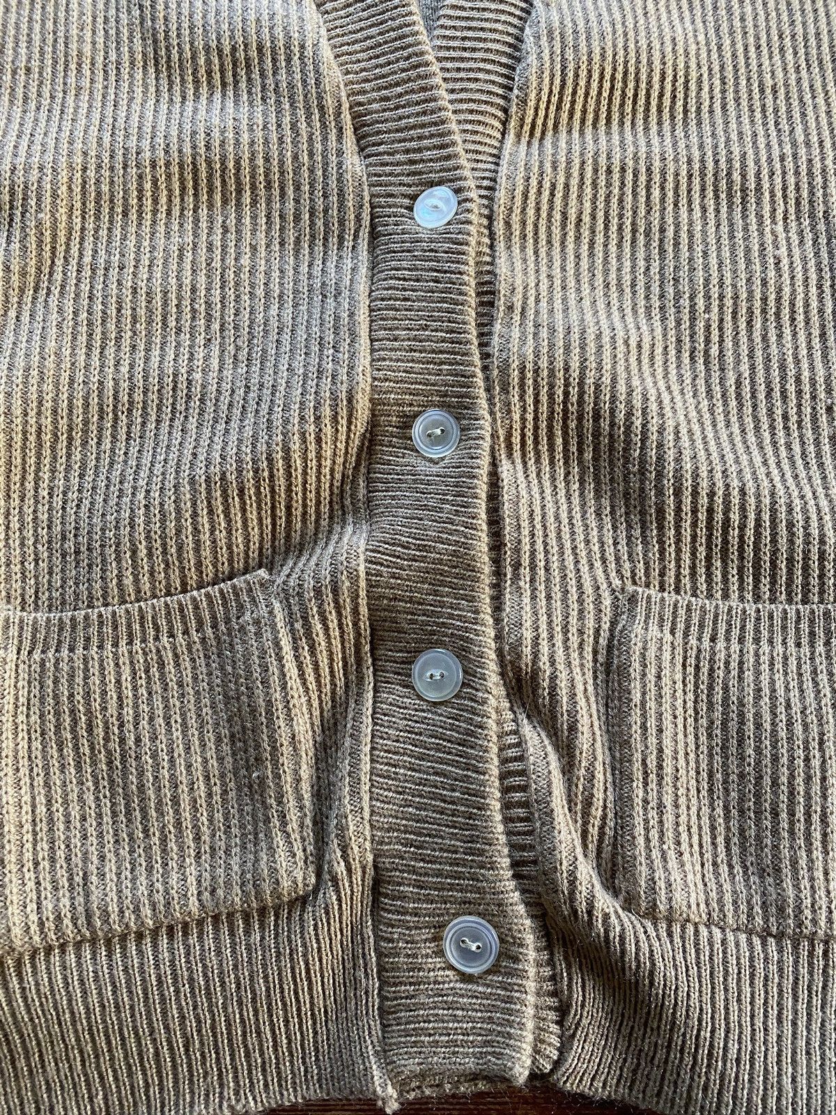 Vintage Vintage 70’s Elvis Dracon Ribbed Knit Cardigan Sweater Vest Size L / US 10 / IT 46 - 2 Thumbnail