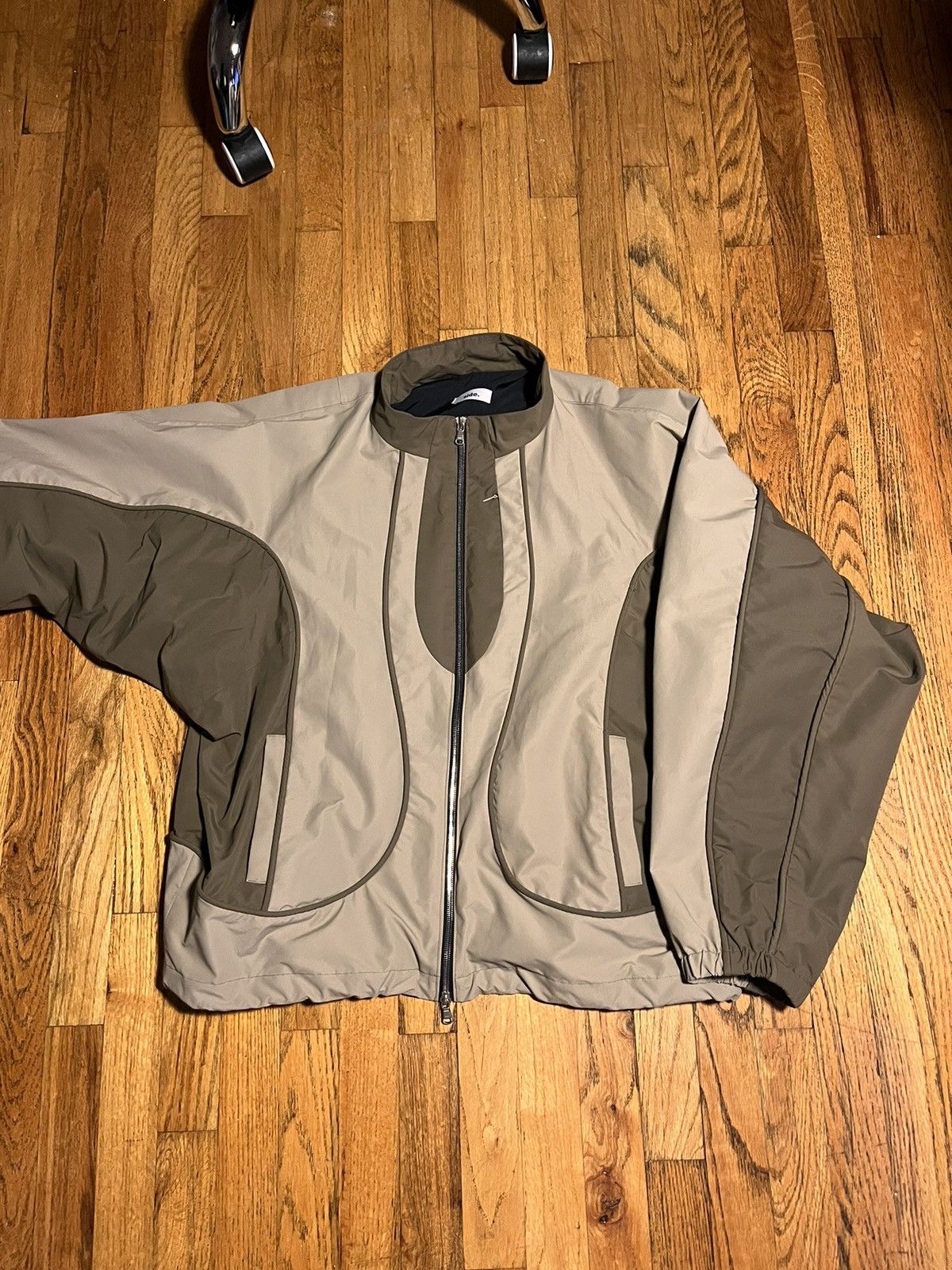 Vintage Side service paneled windbreaker | Grailed