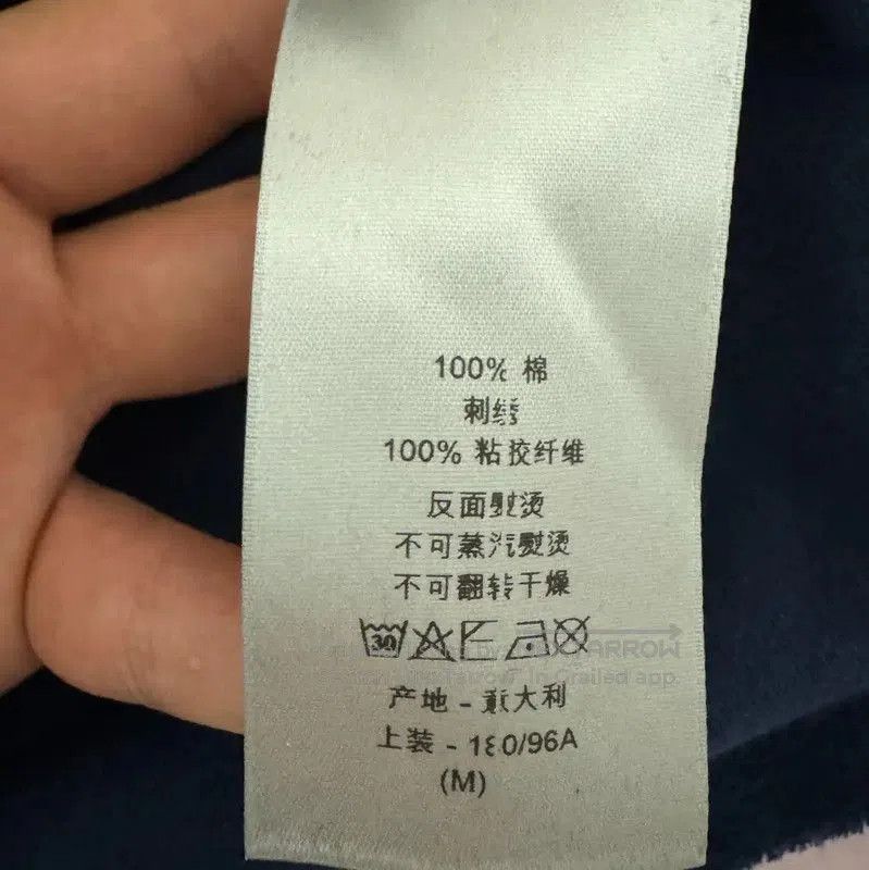 Dior Dior Men's Blue Cotton Logo T-Shirt . Size US M / EU 48-50 / 2 - 5 Thumbnail