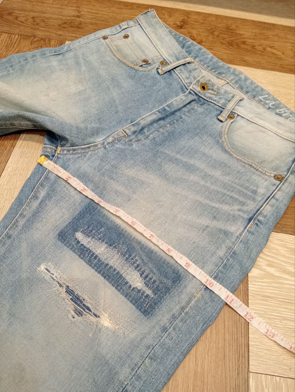 Japan Blue JAPAN BLUE LOT JB2301 LA BREA LIGHT BLUE DENIM JEANS Size US 29 - 22 Thumbnail