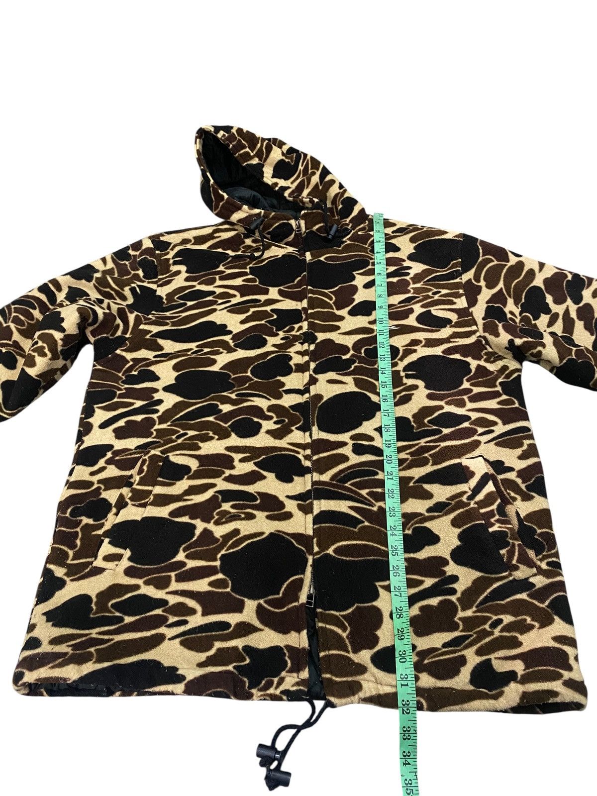 Quiksilver Vintage Quiksilver Duck Camouflage Hoodie Fleece Zipper Size US L / EU 52-54 / 3 - 12 Thumbnail