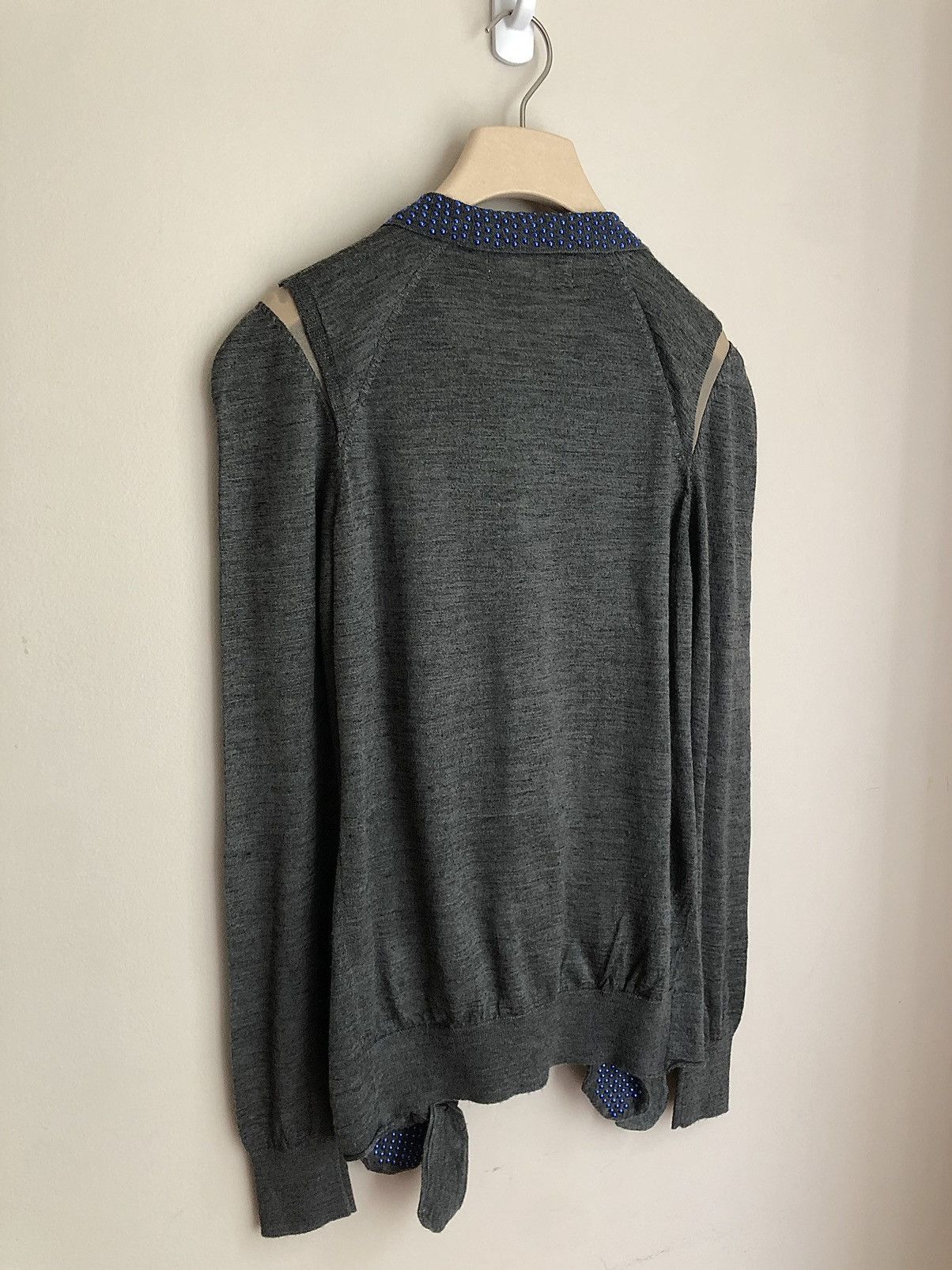 Toga TOGA PULLA Bejeweled Wool Petal Sweater Size US M / EU 48-50 / 2 - 23 Thumbnail