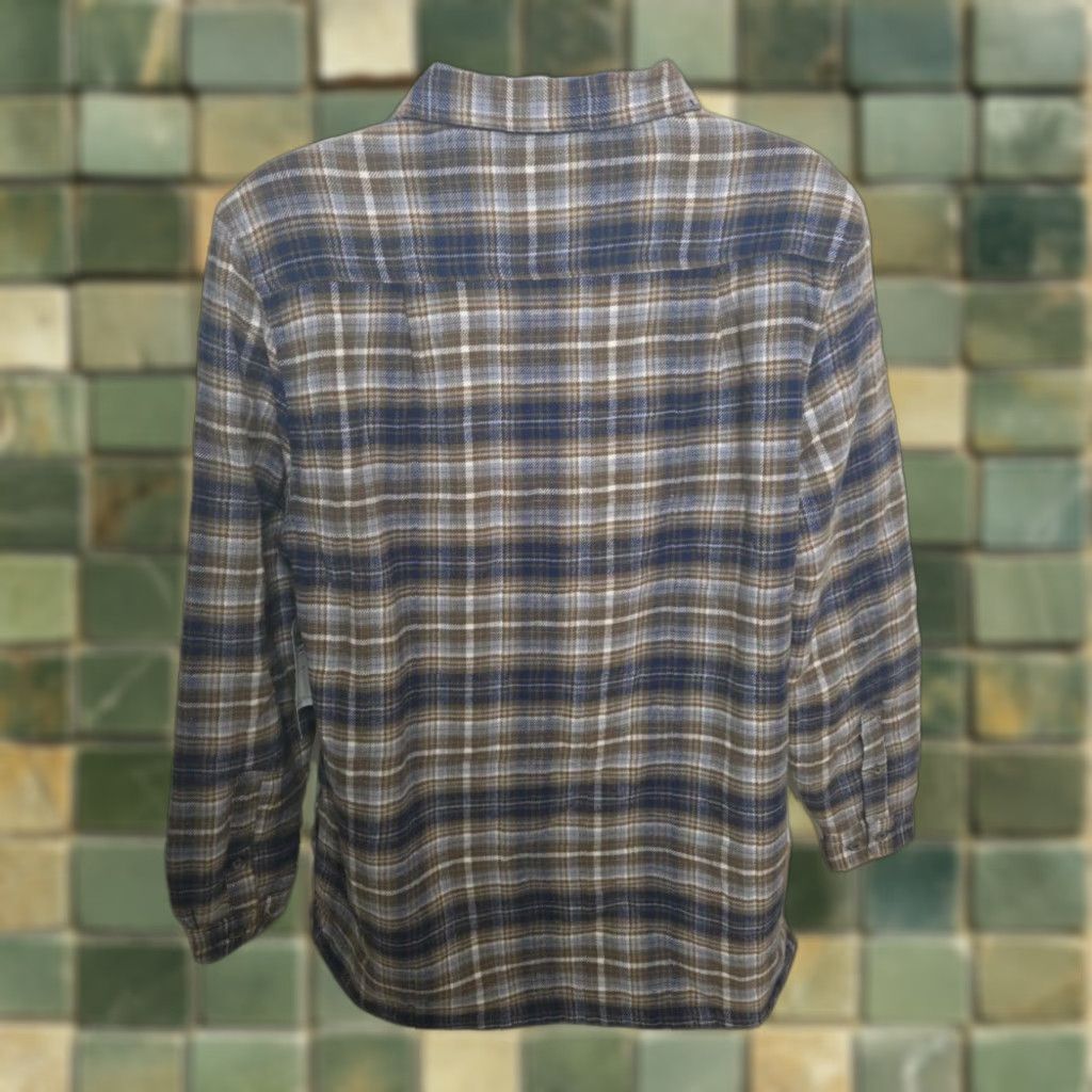 MILLY VINTAGE Old Mill Men’s Large Flannel Sherpa Lined Shirt Jacket Plaid Coat Barn NWT Size US L / EU 52-54 / 3 - 1 Thumbnail